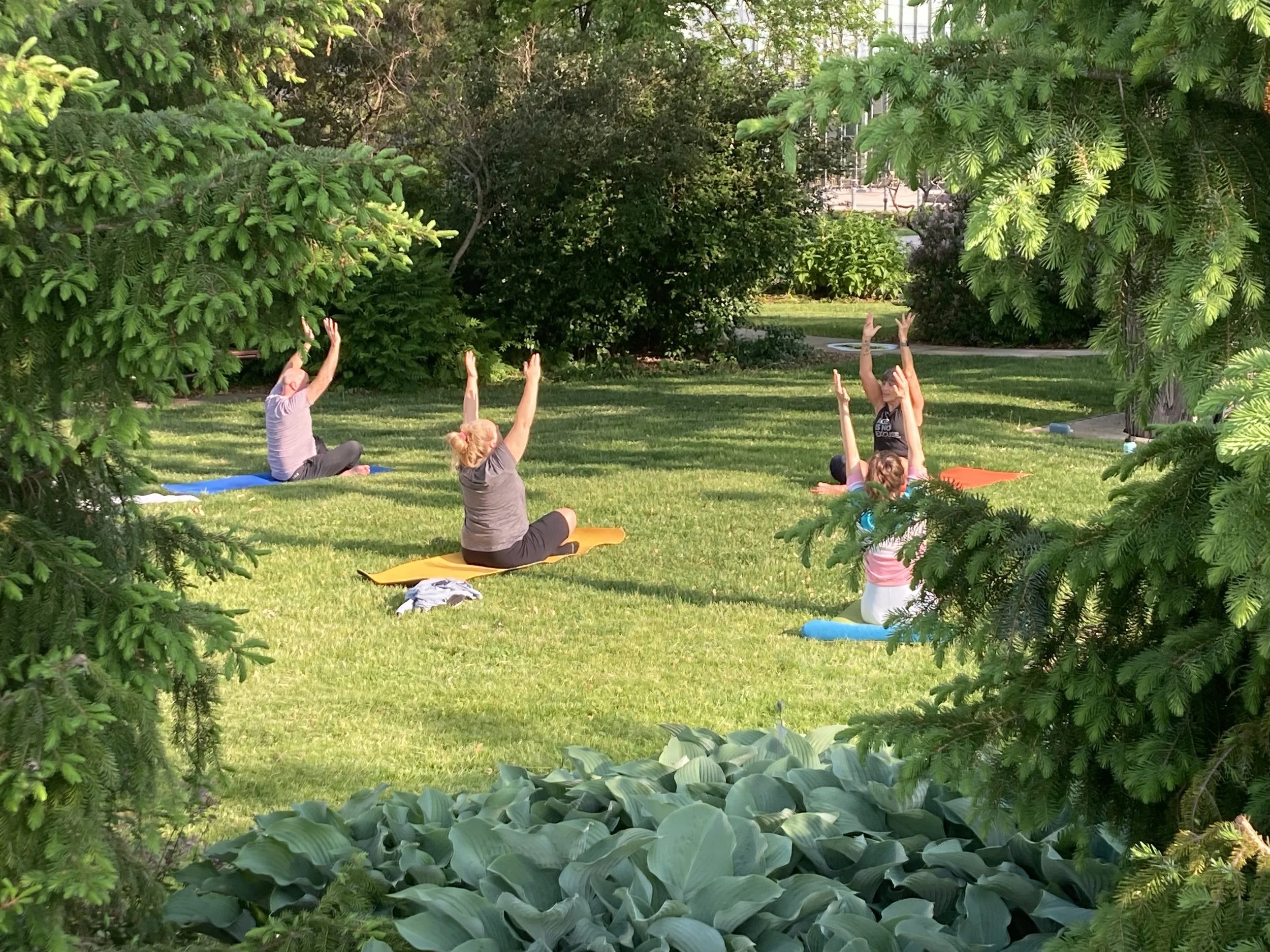 Riverside Yoga in the Sculpture Garden - June 1