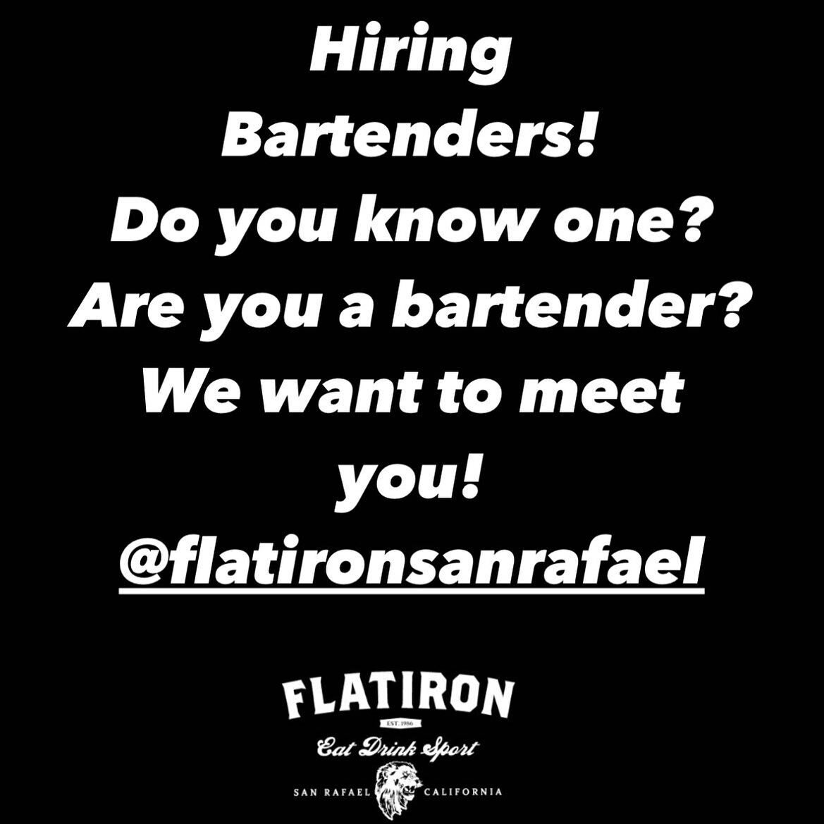 Hello! We are looking for a bartender! Apply in person or give us a call! We can&rsquo;t wait to meet you, or the person you tag in this post! #jobsearch #bartenderlife #emplymentopportunities #wafflefries #bar