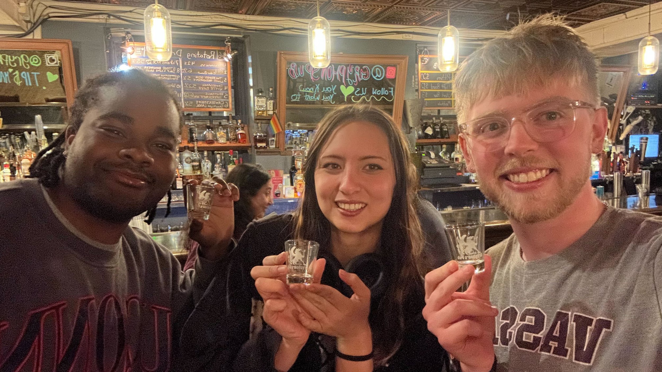 Lab Members at Gryphons Pub