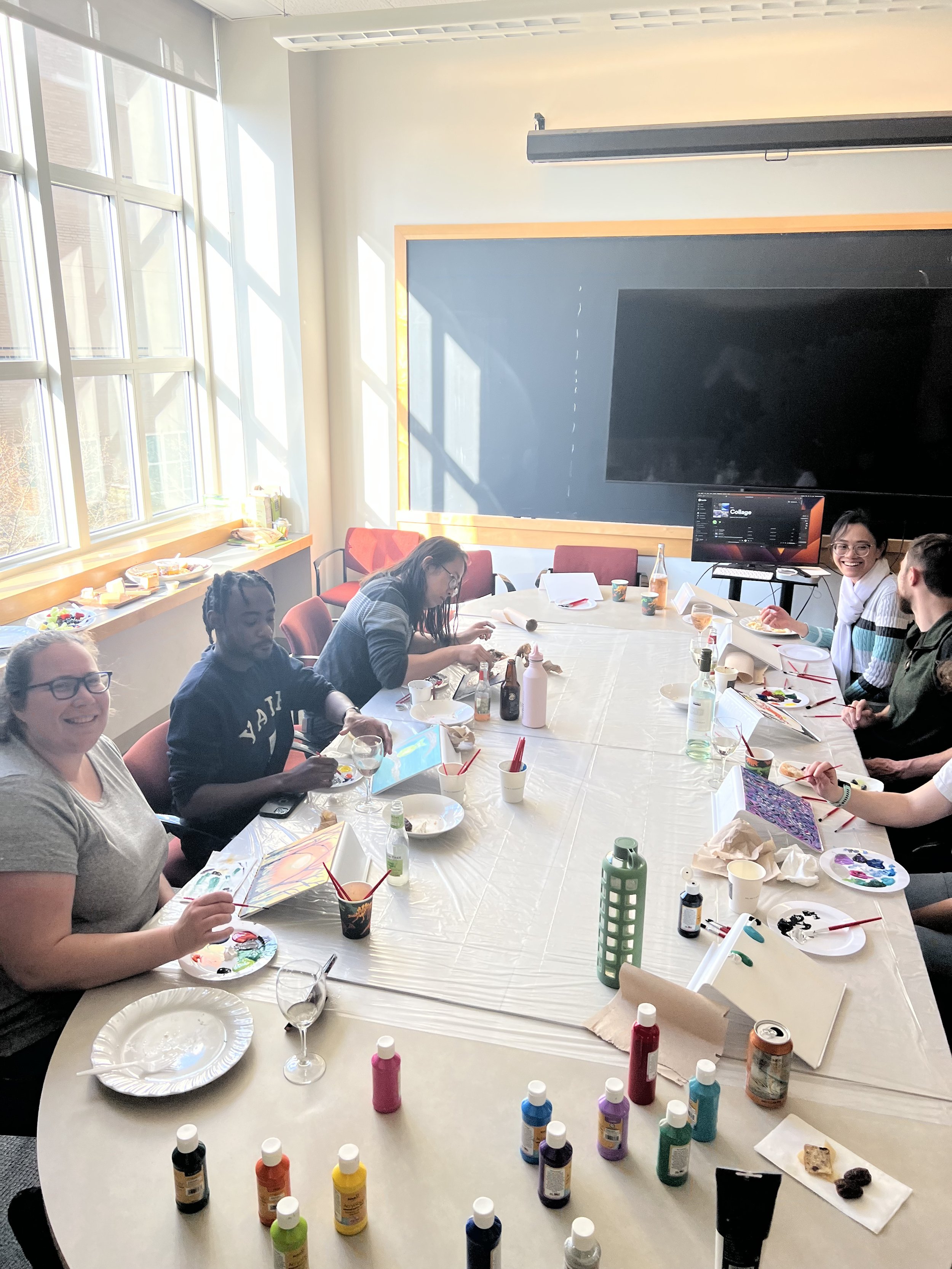 Lab Paint N' Sip Event