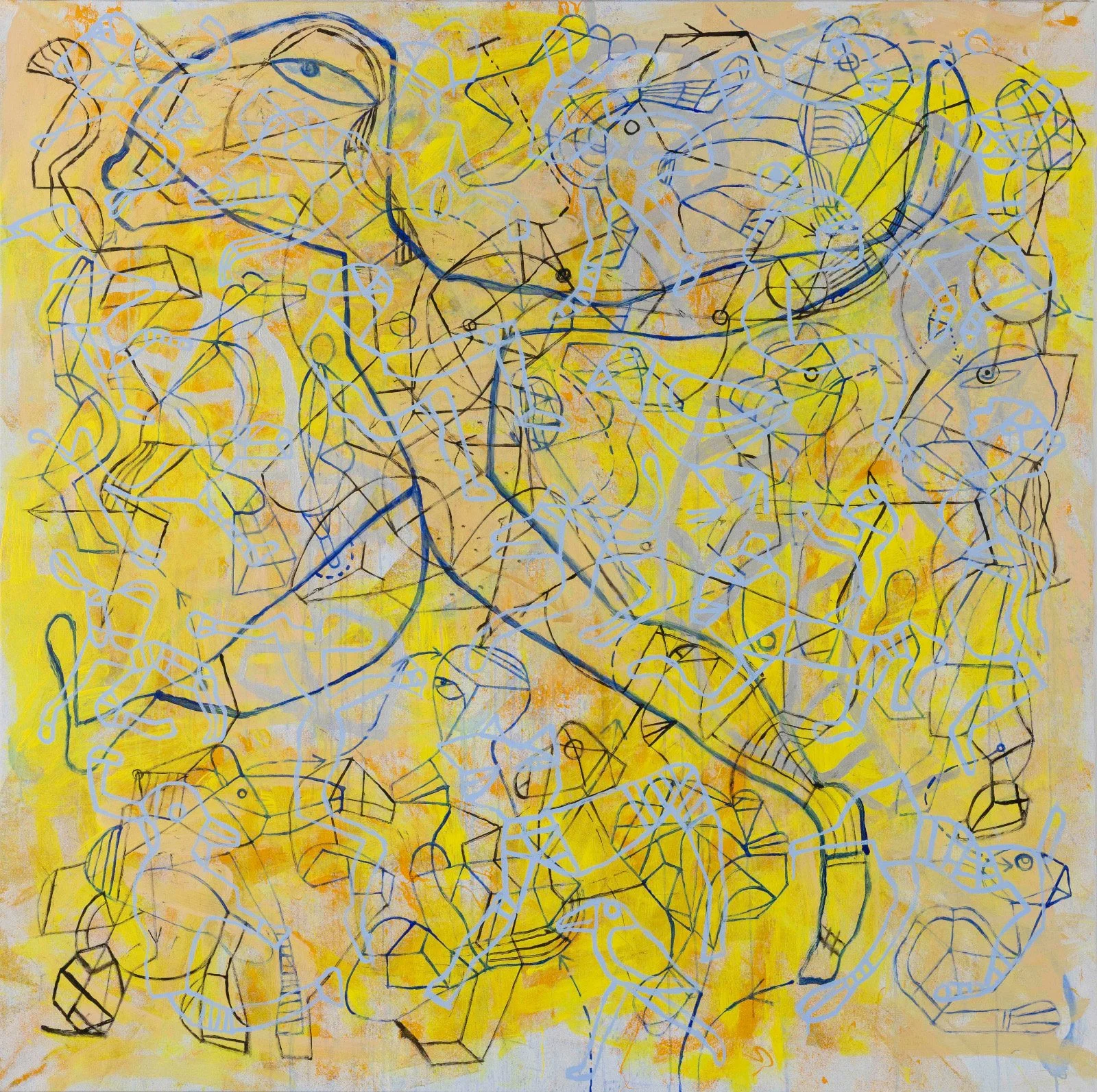 Whispers from the heart / 2025 / 200x200cm