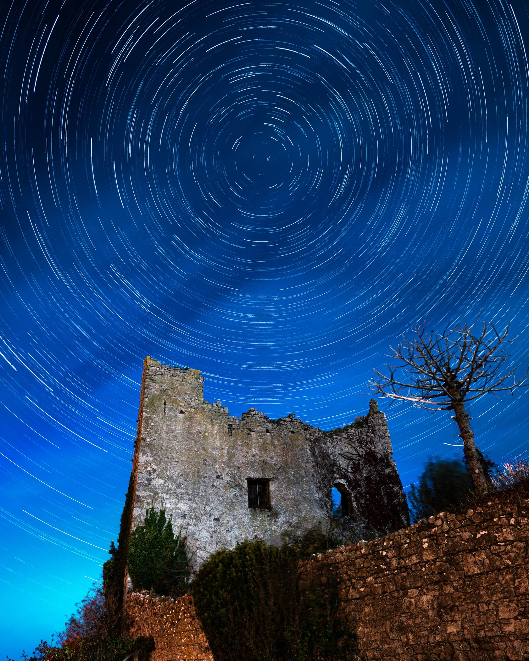 Star Trails at Dromineer Castle