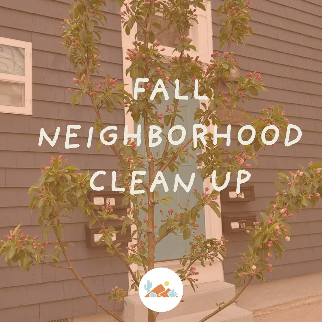 The West Side is our home & we π§‘ this neighborhood and what better way to show our gratitude than a neighborhood clean up! Join us this Saturday 10/11 for a little fall cleaning π Corey will be leading a group from 186 Carpenter St. at 9:15a &a