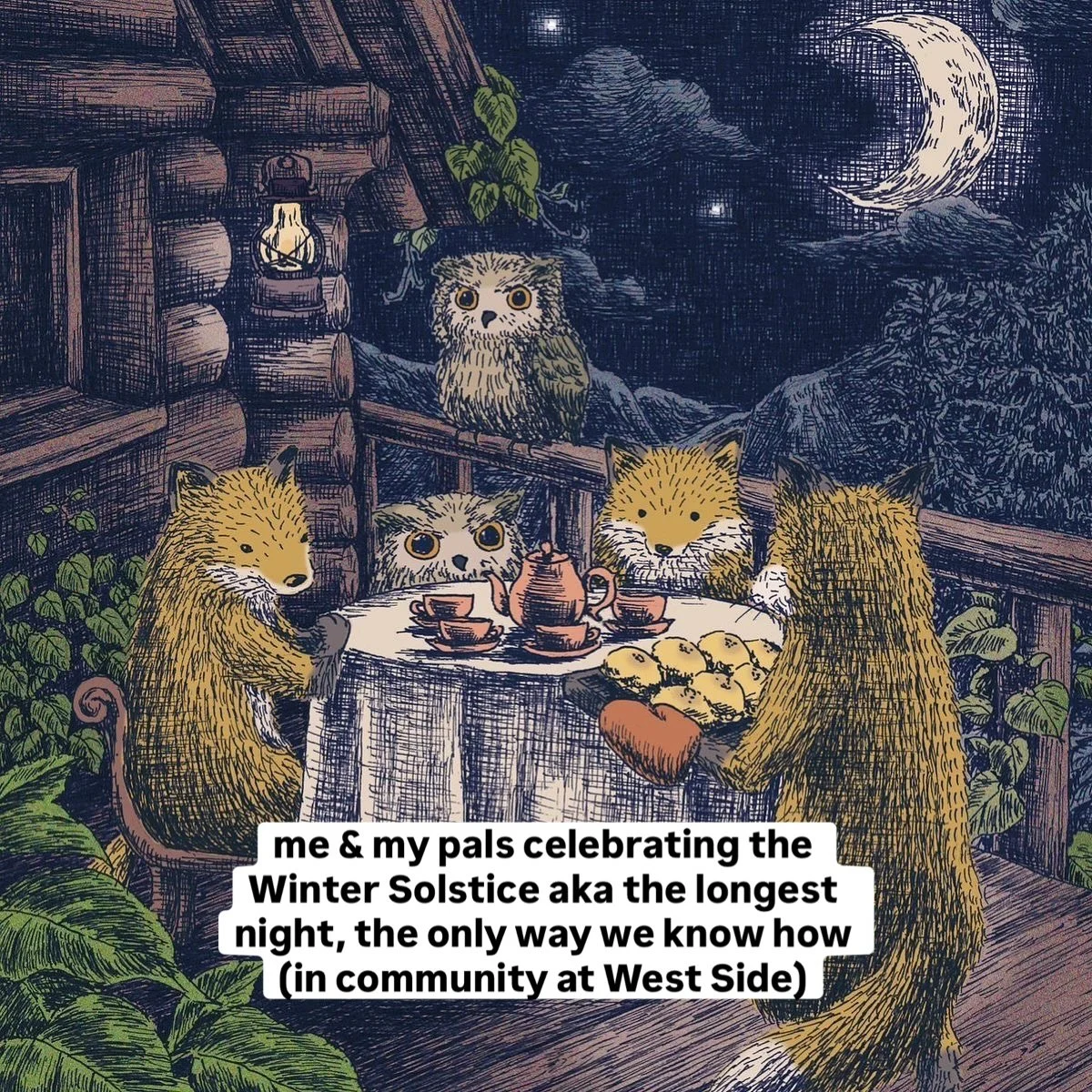 The Winter Solstice marks a sacred pause - a time to soften, release, and begin again.
You&rsquo;re invited to honor the turning of the season with us on 12/21 through ritual movement in the morning: 108 Sun Salutations with @danivoight &amp; deep re