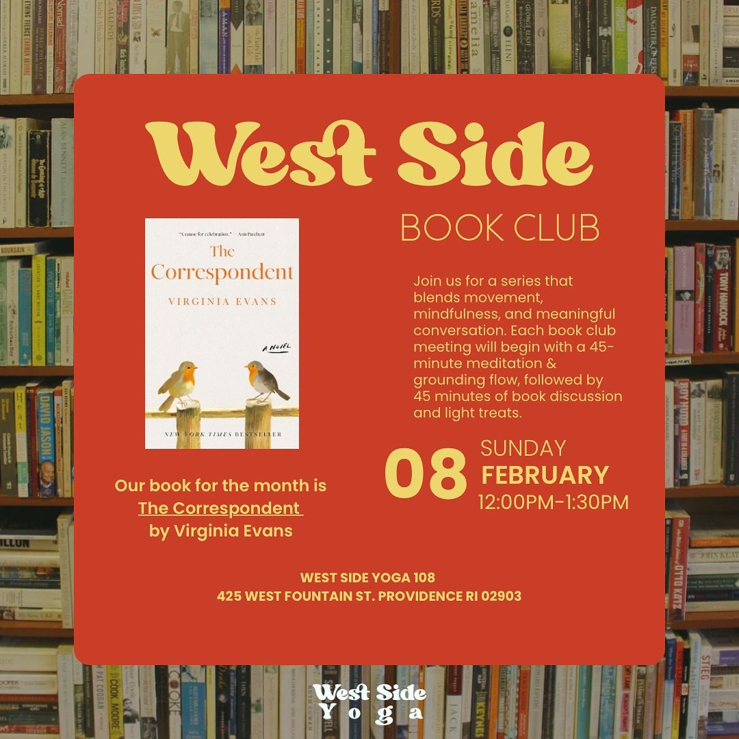 West Side Book Club, we are SO back. 🤓📚our first gathering of the year centers around The Correspondent by Virginia Evans &mdash; a tender story about connection, solitude, and the quiet ways we reach one another.
 Each meeting begins with a 45-min