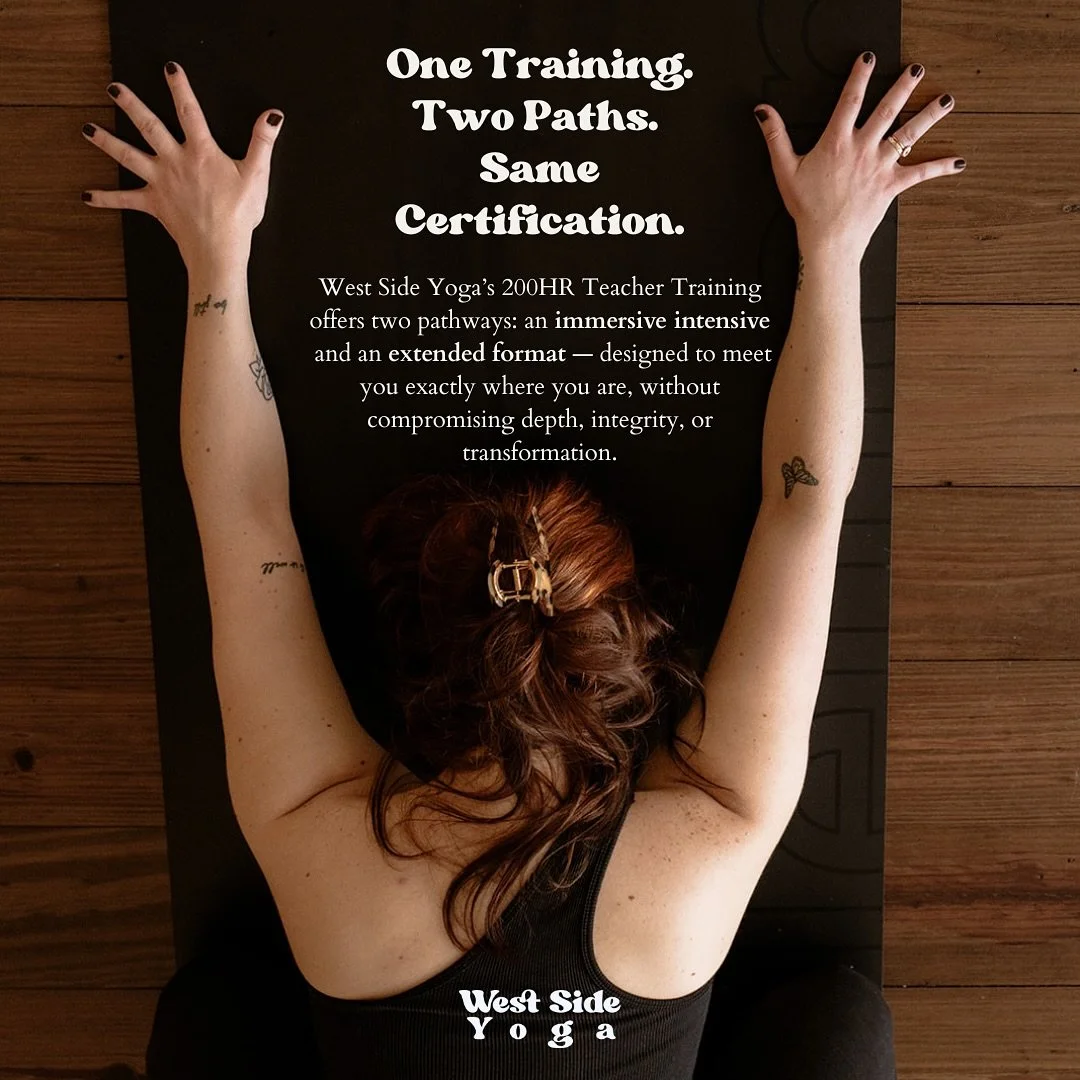 One training. Two paths. Same certification. 🧡
Our 200-Hour Yoga Teacher Training is an opportunity to slow down, listen more closely, and study yoga as a living practice. Whether you feel called to teach or simply want to deepen your relationship w