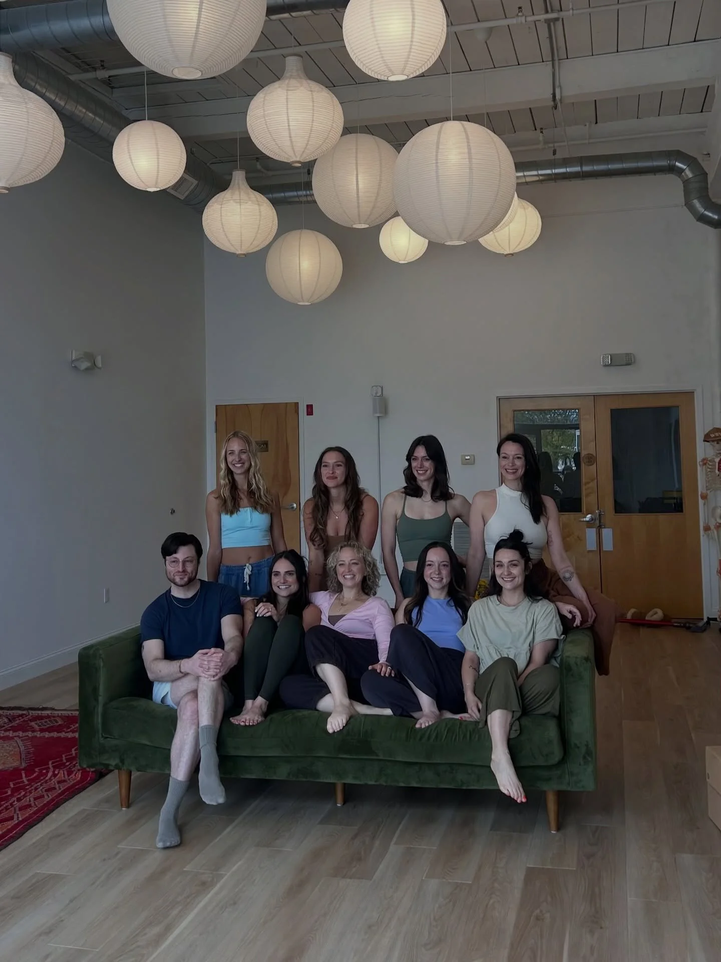 weekend 1/3 of teacher photos with @victakesashot in the new space - thank you to @irregardlessbiscuit for fueling us up with biscuits, cookies &amp; hibiscus teas! love this team + this place ❣️
