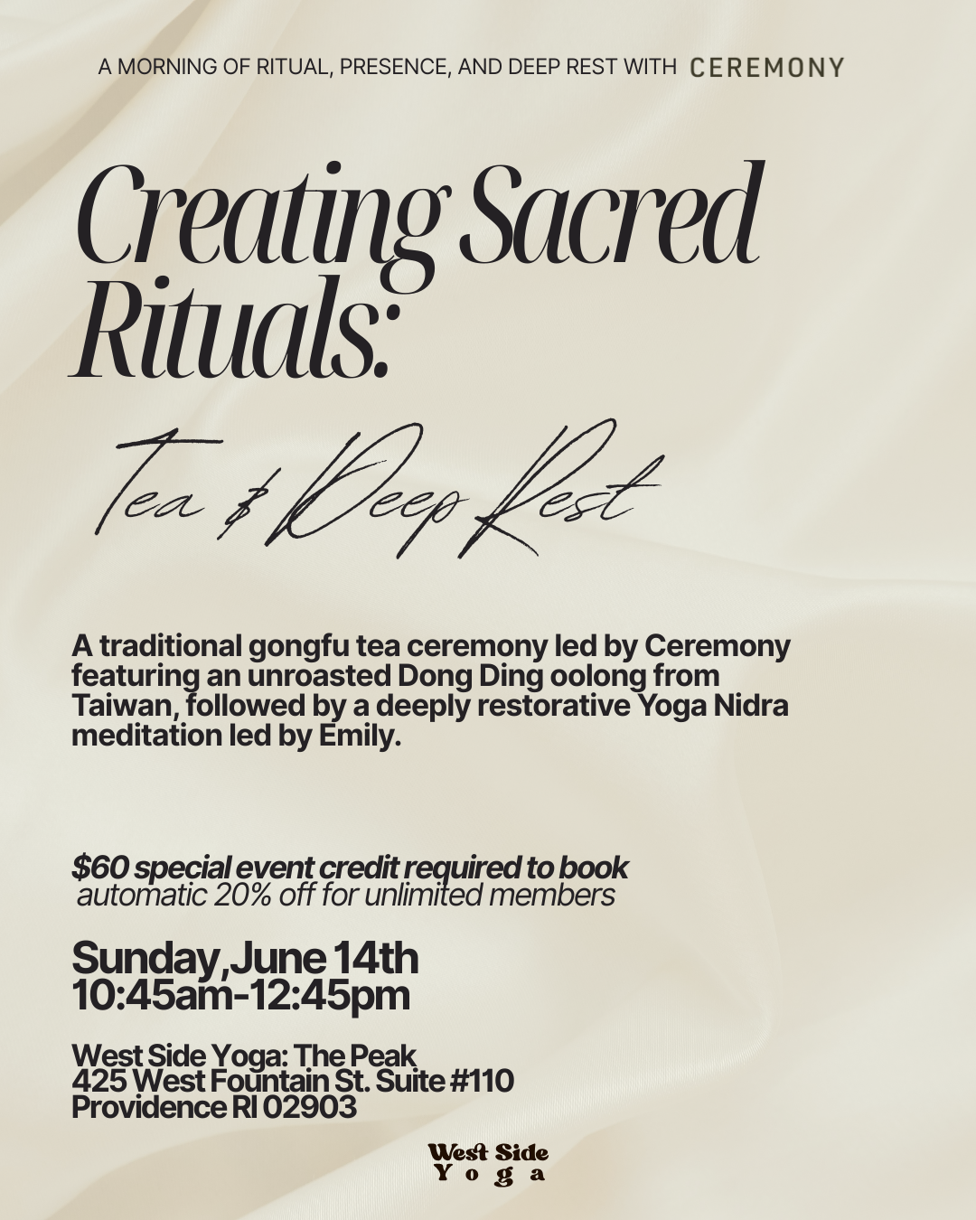 Creating Sacred Rituals: Tea &amp; Deep Rest with Ceremony and Emily