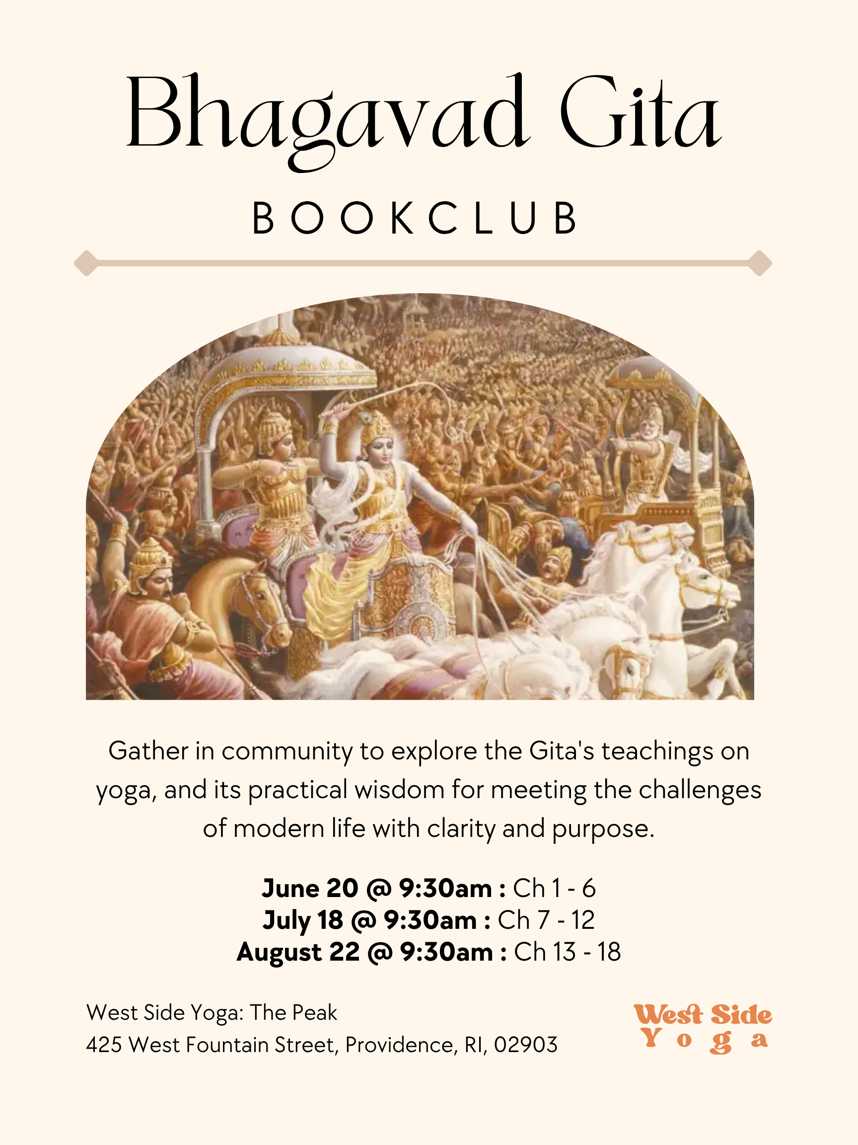 Bhagavad Gita Bookclub with Islay