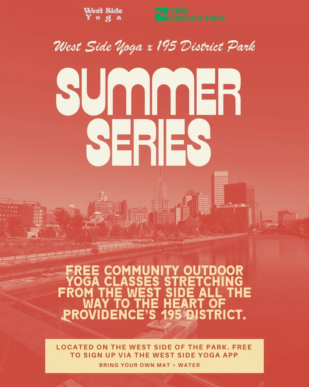 This is just the beginning of an exciting summer lineup with West Side! We have Corey &amp; Emily on July 11th with live music from Maria, Yoga Sculpt with Olivia &amp; Danielle (and DJ PHTTY!), and closing it off with a Sunset Flow from Caitlin &amp