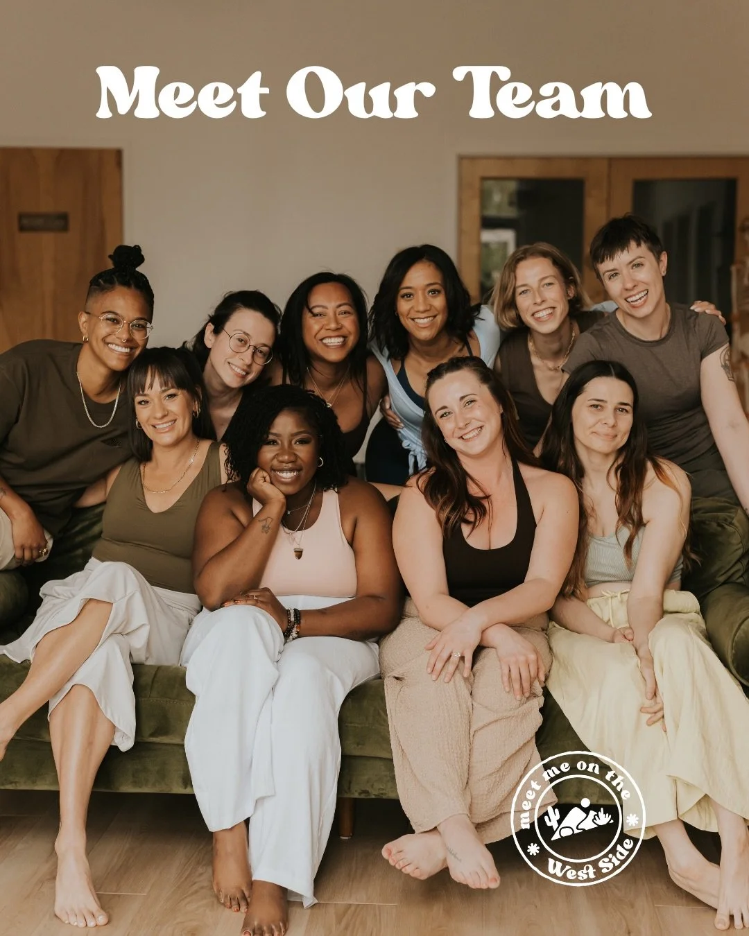 We have quite a big team over here so part 2/3 of the beautiful humans who share this practice with us! 🧡 Swipe through to some movement + smiles from some of your  favorite teachers