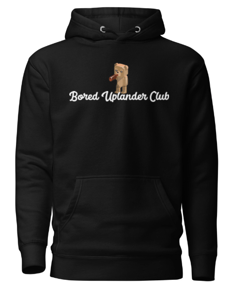 dbe collection hoodie drinking bear front.png