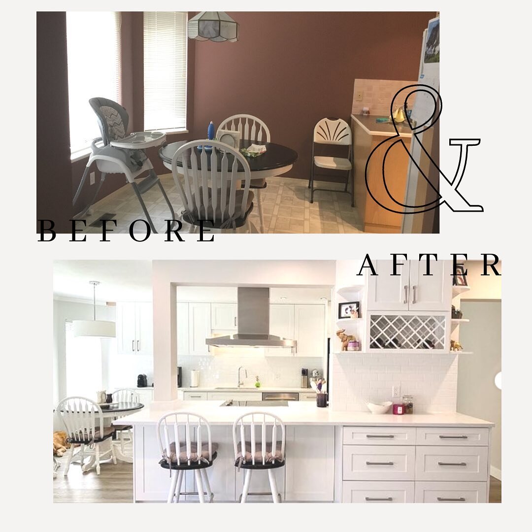 Talk about a transformation! Check out this #beforeandafter #kitchenremodel #renovation #design
#theblackbeltway