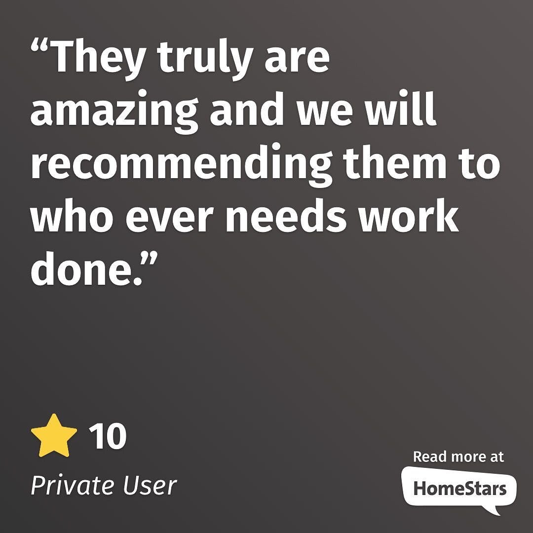 We love our clients &amp; surpassing their expectations with our friendliness, professionalism, &amp; transparency.
#homestarsreview #renovations #modernbathroom #contractors #happyclients