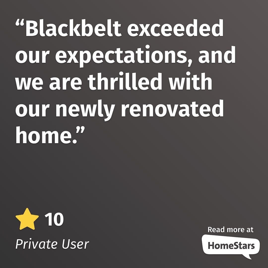 A great way to start out the week! We are always delighted to hear we exceeded our clients expectations!
#homestarsreview #renovations #contractor #homeupgrades #homedesign