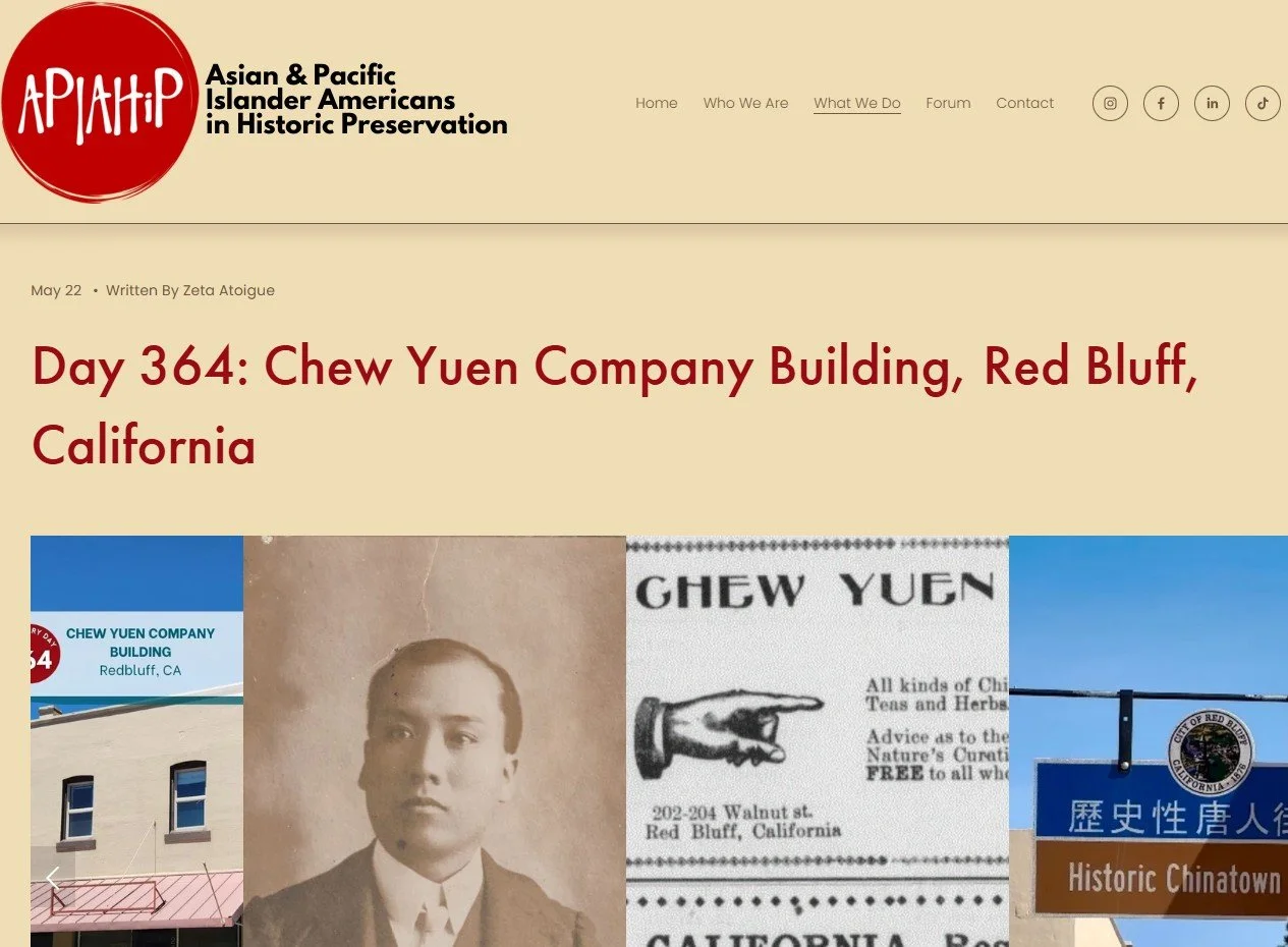 Day 364: Chew Yuen Company Building, Red Bluff, California