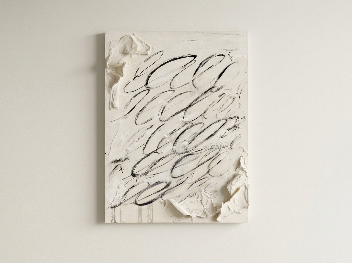 Ocean Waves Mixed Media Art - 30 x 40