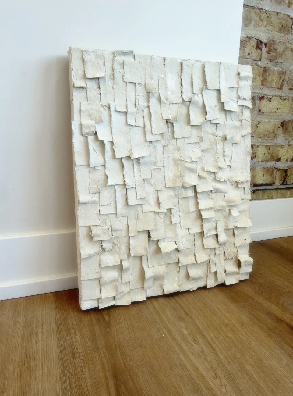 Layered Ocean Serenity Textured Painting