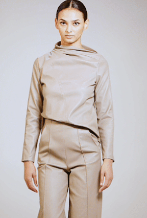 STUCCO LEATHER TOP