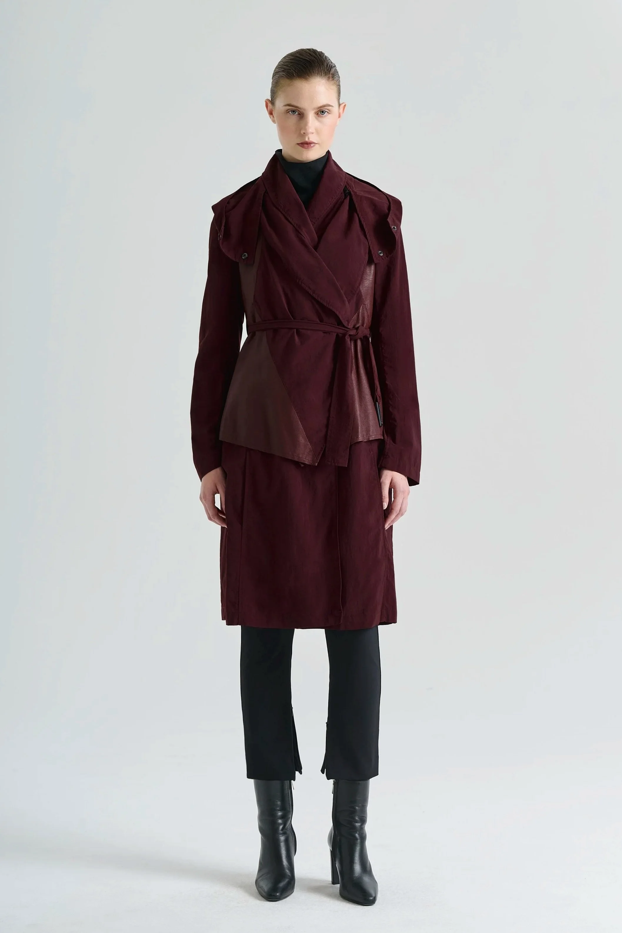 HABITA HOODED RAIN COAT W/ VEST