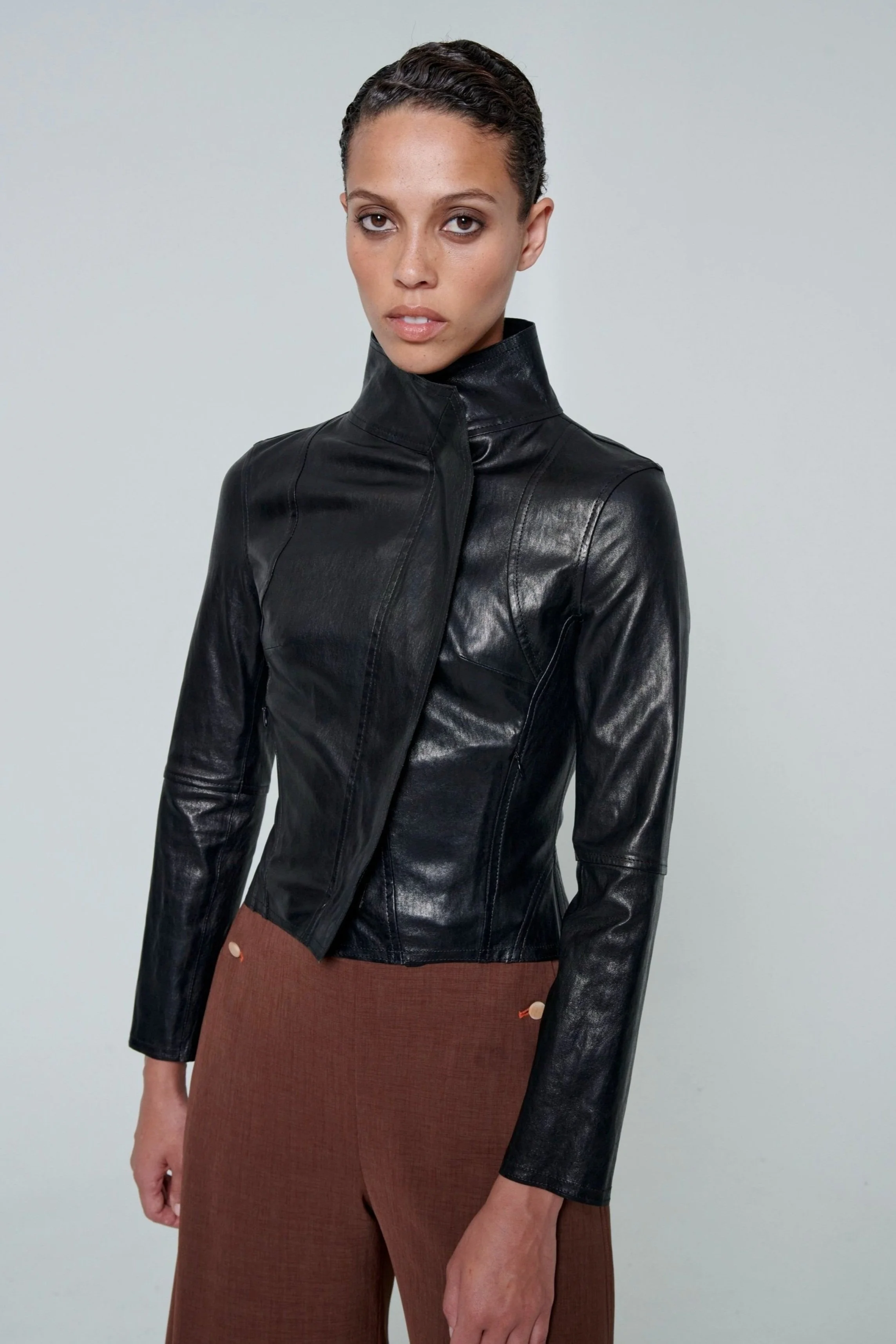 MOTO DRAPE JACKET
