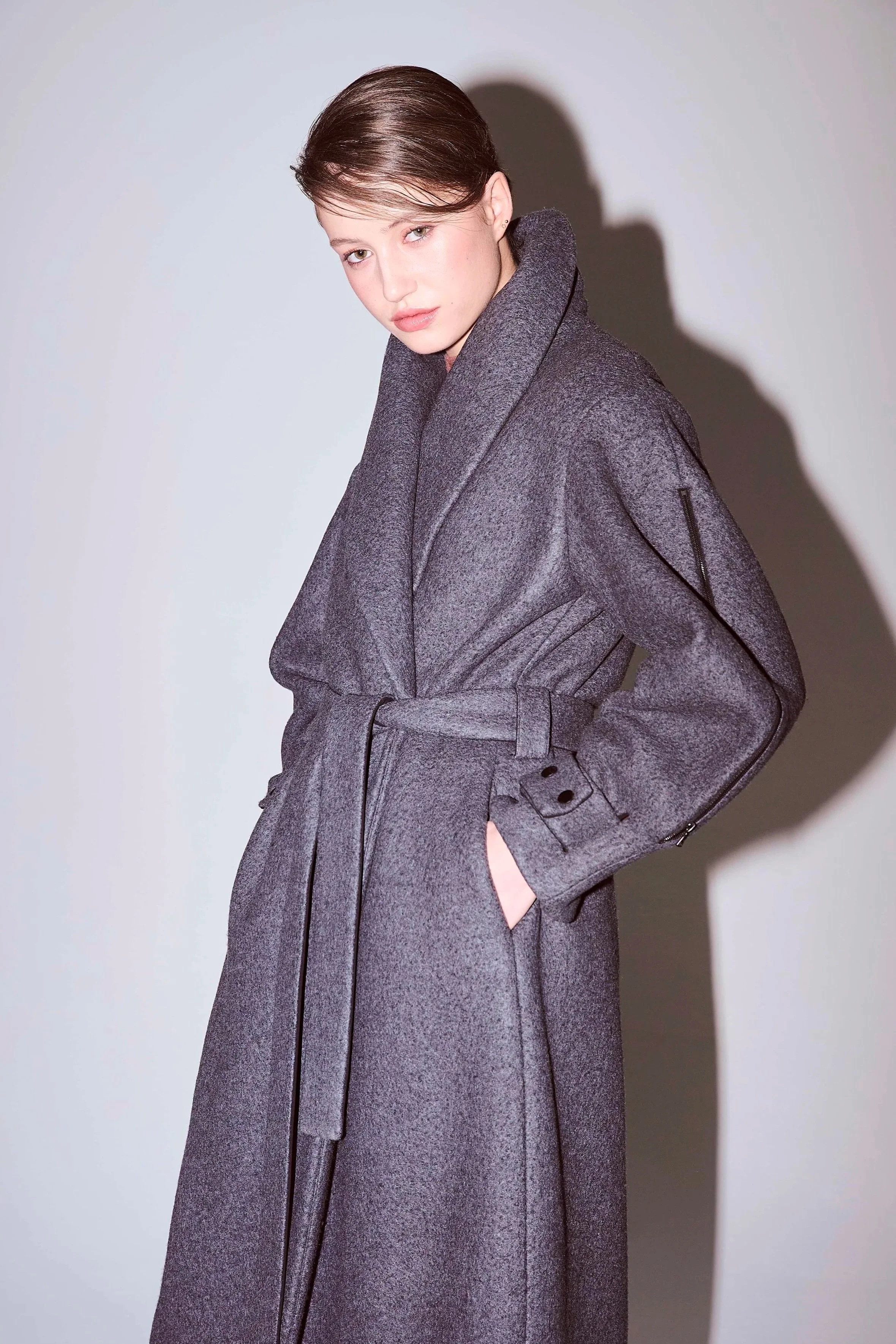 HORIZONTE SHAWL COAT