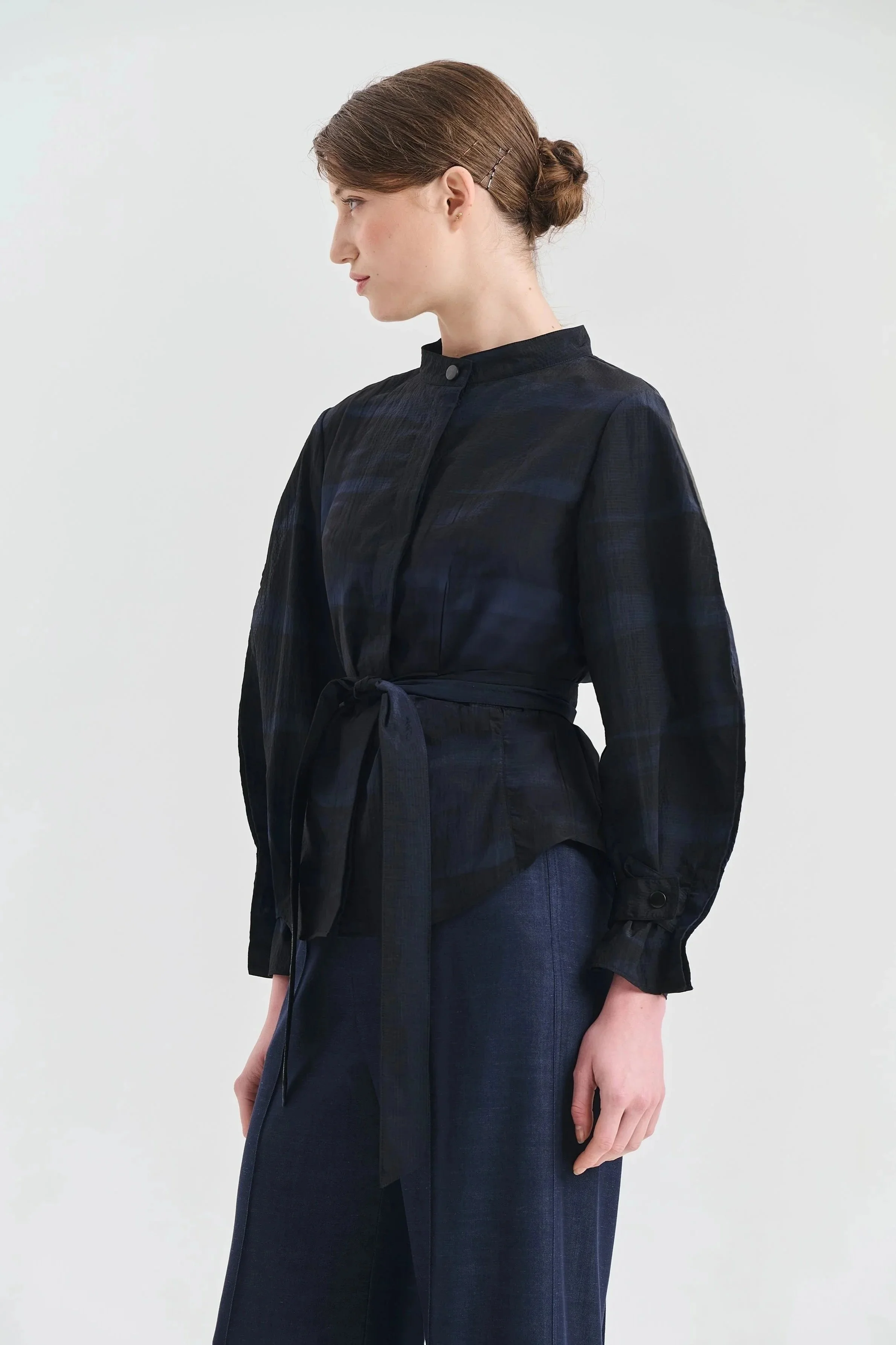 MON TIE BLOUSE