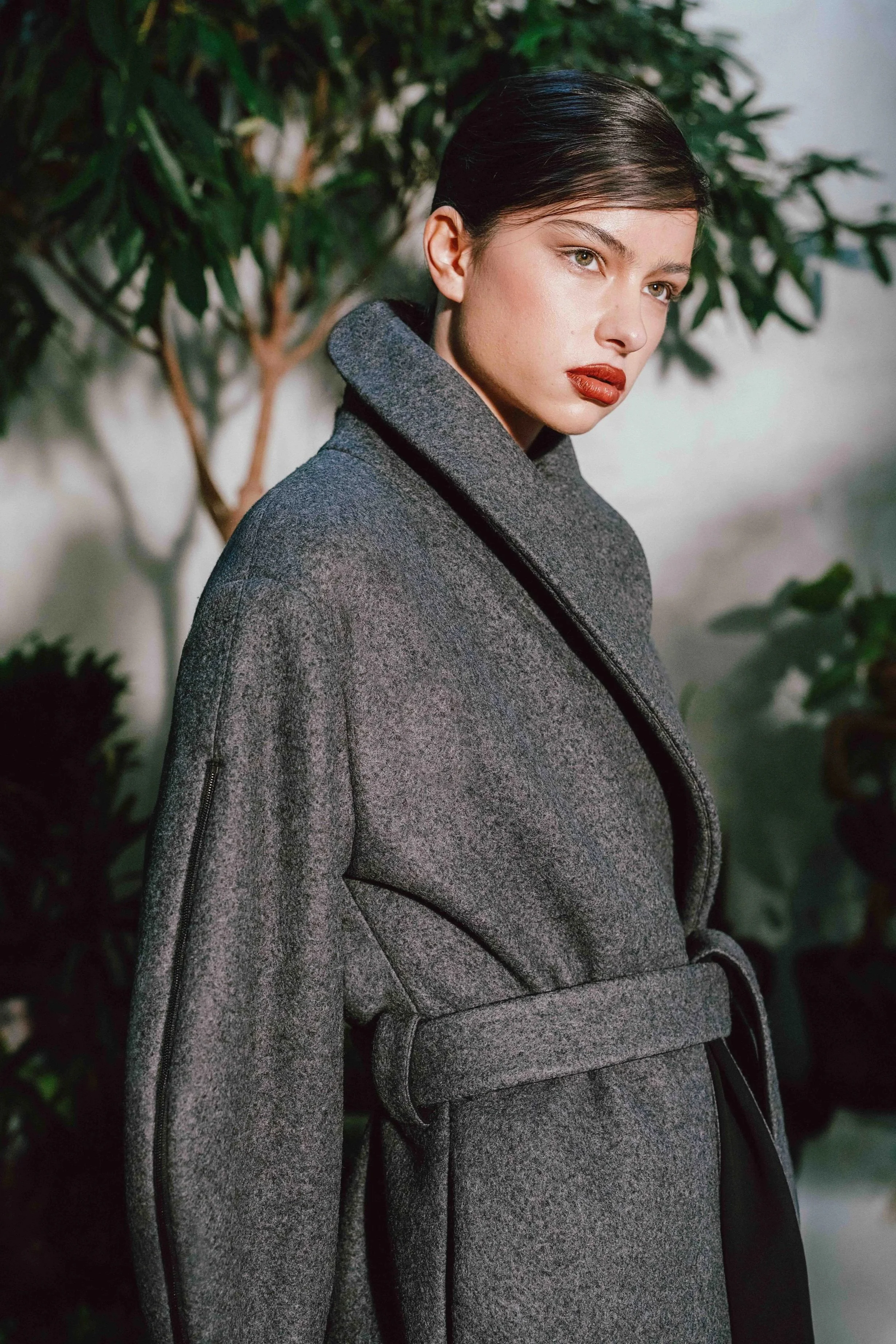 HORIZONTE SHAWL COAT