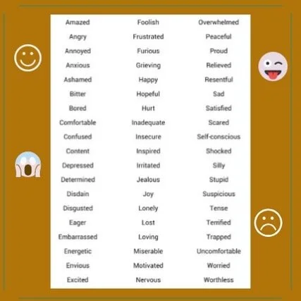 Check out the feeling chart that @breatheinthismoment talked about in today's video along with the instructions for the Identify your Stressors exercise!

⁠
⁠
⁠
⁠
#wellness #women #group #therapy #grouptherapy #self #selflove #support #empowerment #c