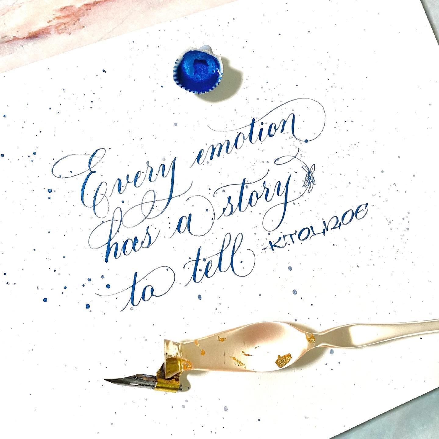 Look at that shimmering Neptune watercolor from Royal clamshell set from @mazawatercolors . I am very impatient to wait to load the pen with watercolors to write when all I want to do is keep writing but this beautiful color was worth the extra few s