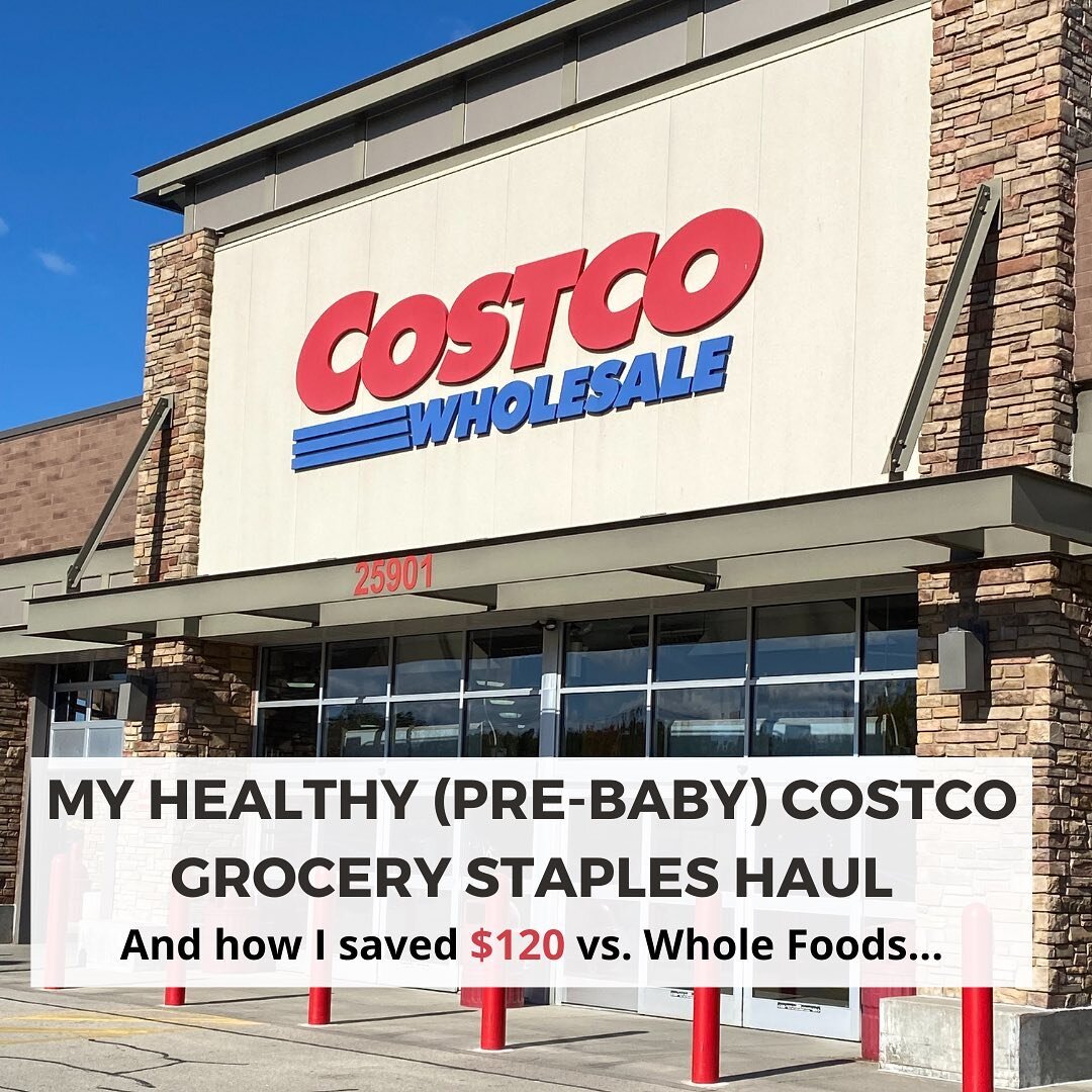 We&rsquo;re almost to single-digit days until we welcome our little man into the world. 👶

The nesting bug is in full swing and has officially extended to the kitchen!

I recently made a Costco run to pick up our favorite healthy staples.

Now, I&rs