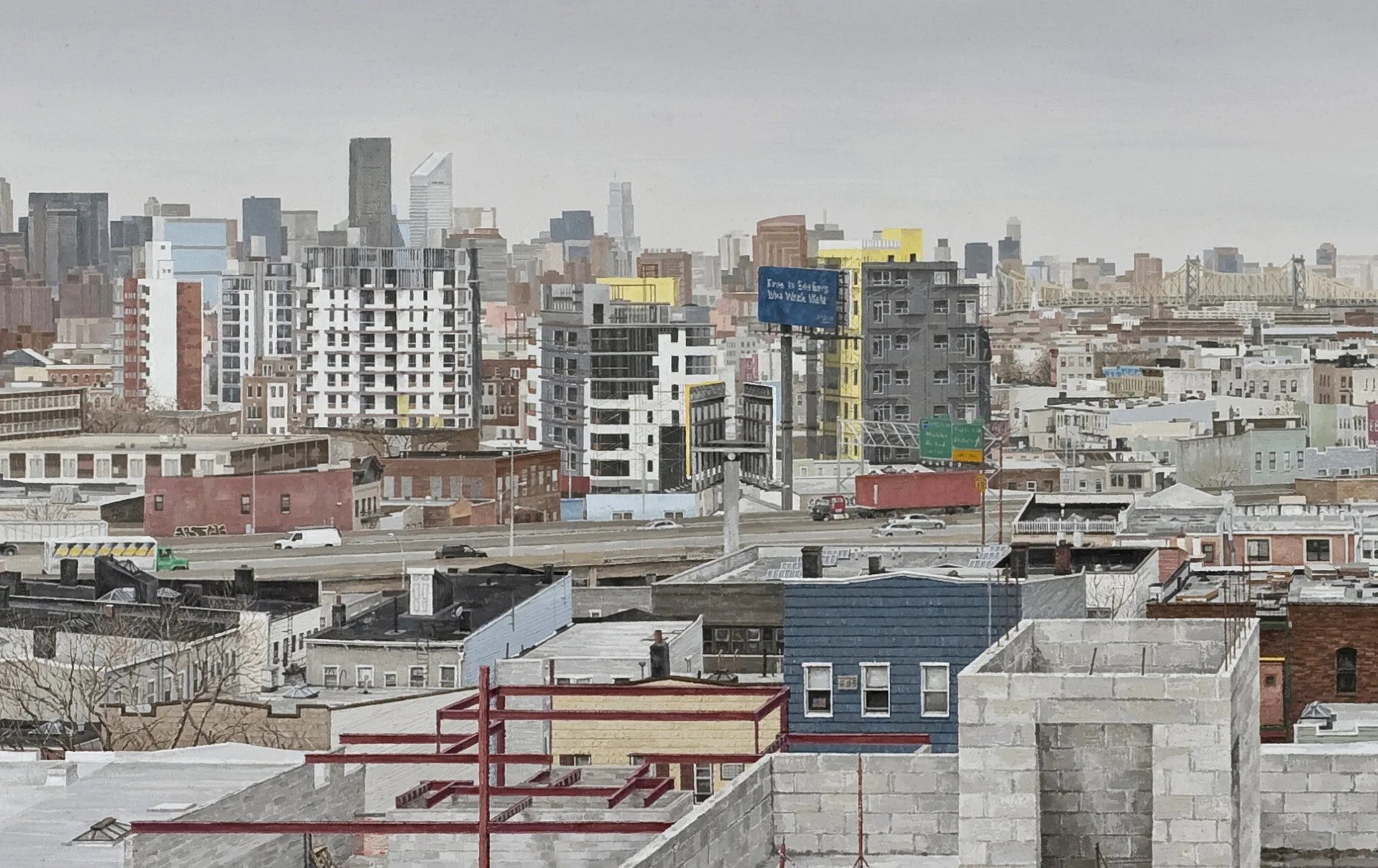 Jackson St. at Manhattan Ave., detail