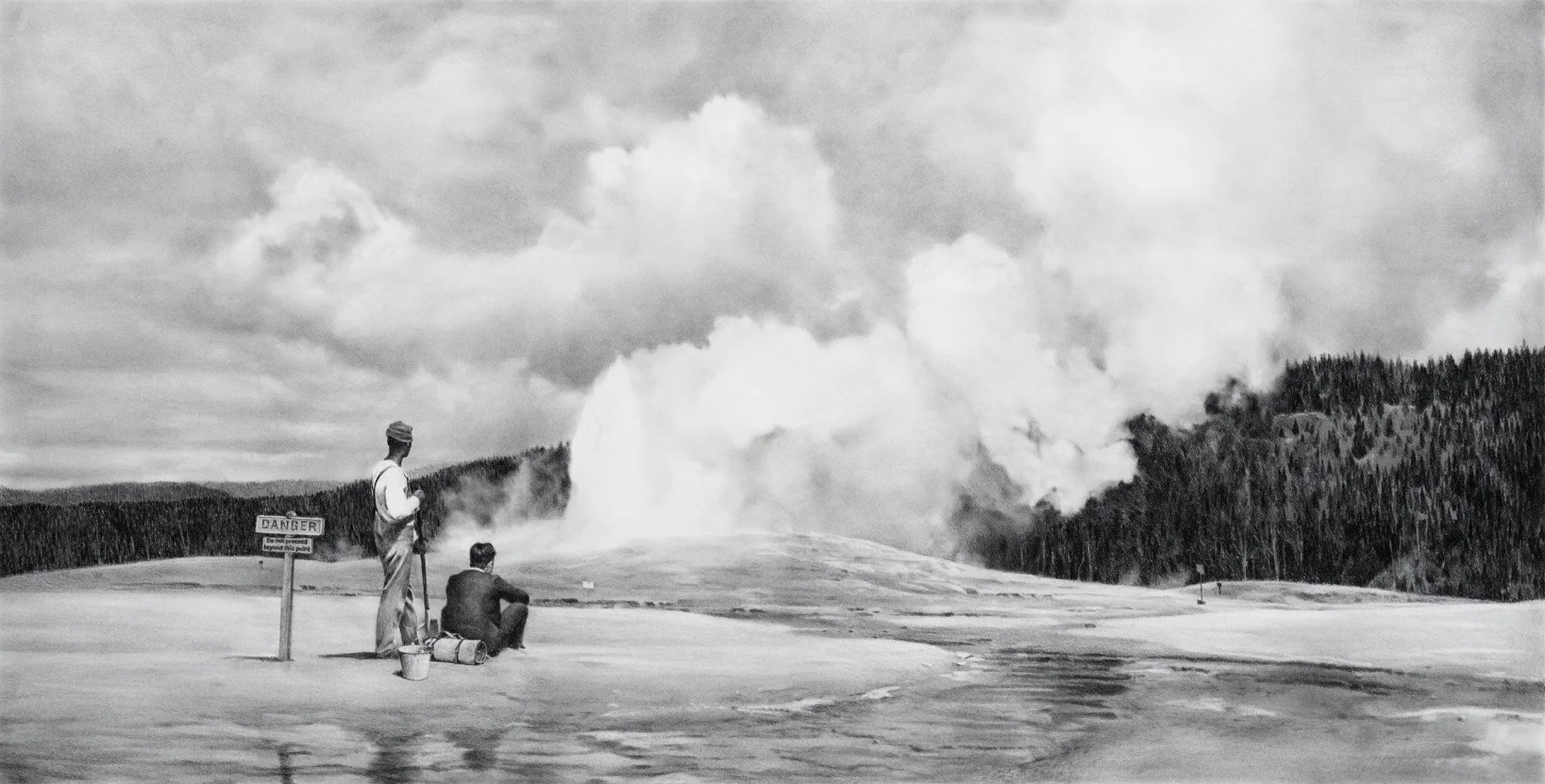 Lure, 2018
graphite on paper   27 x 45"