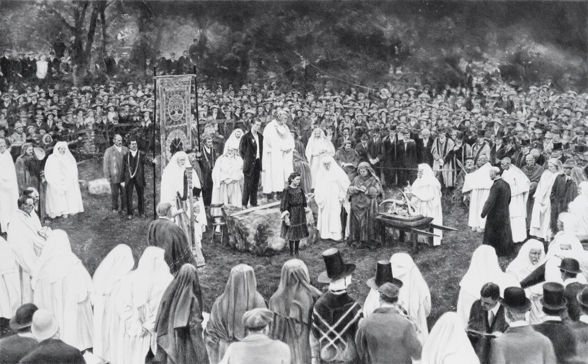 Awen, 2018
graphite on paper   31 x 45"