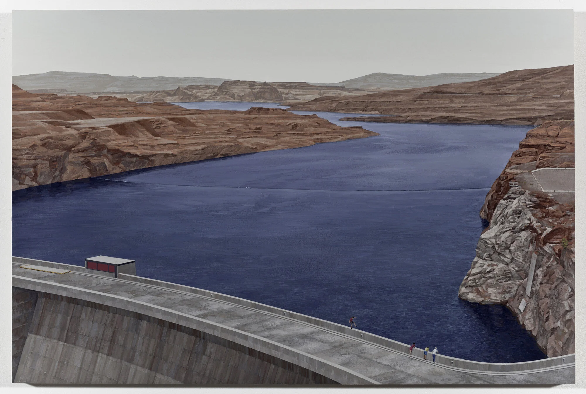 Hoover Dam Fool, 2011
oil on panel   24 x 36"