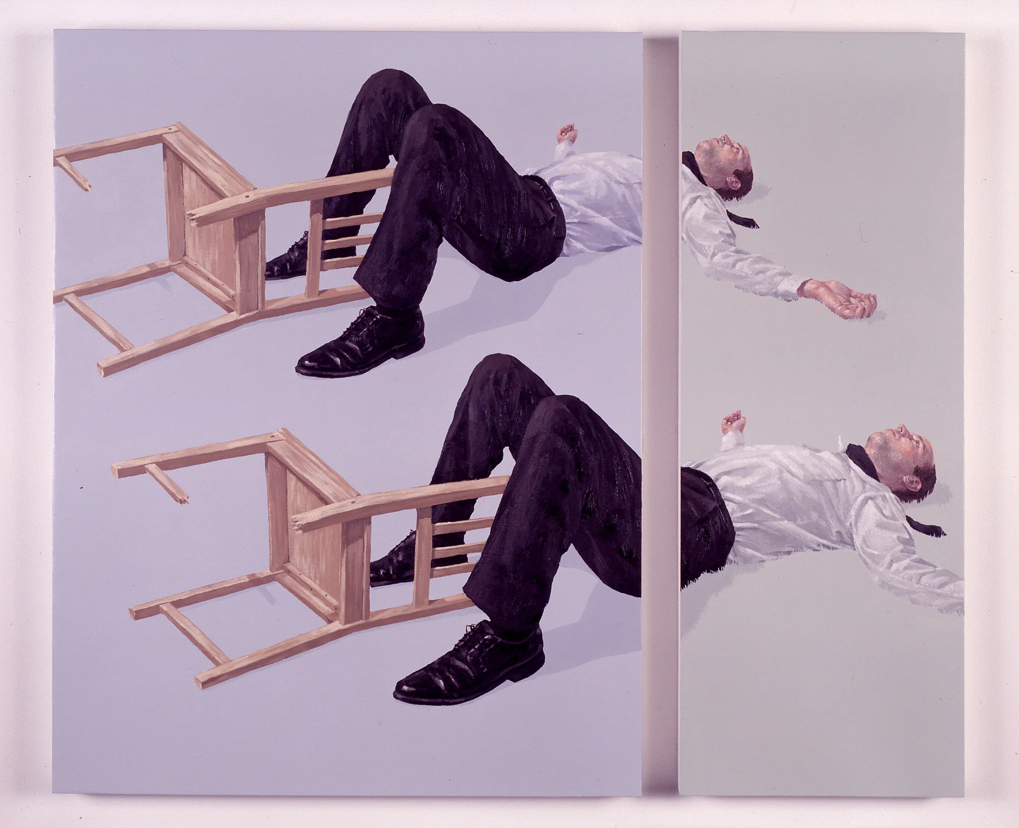 Collapse, 2005
oil on panel   31 x 36.5"