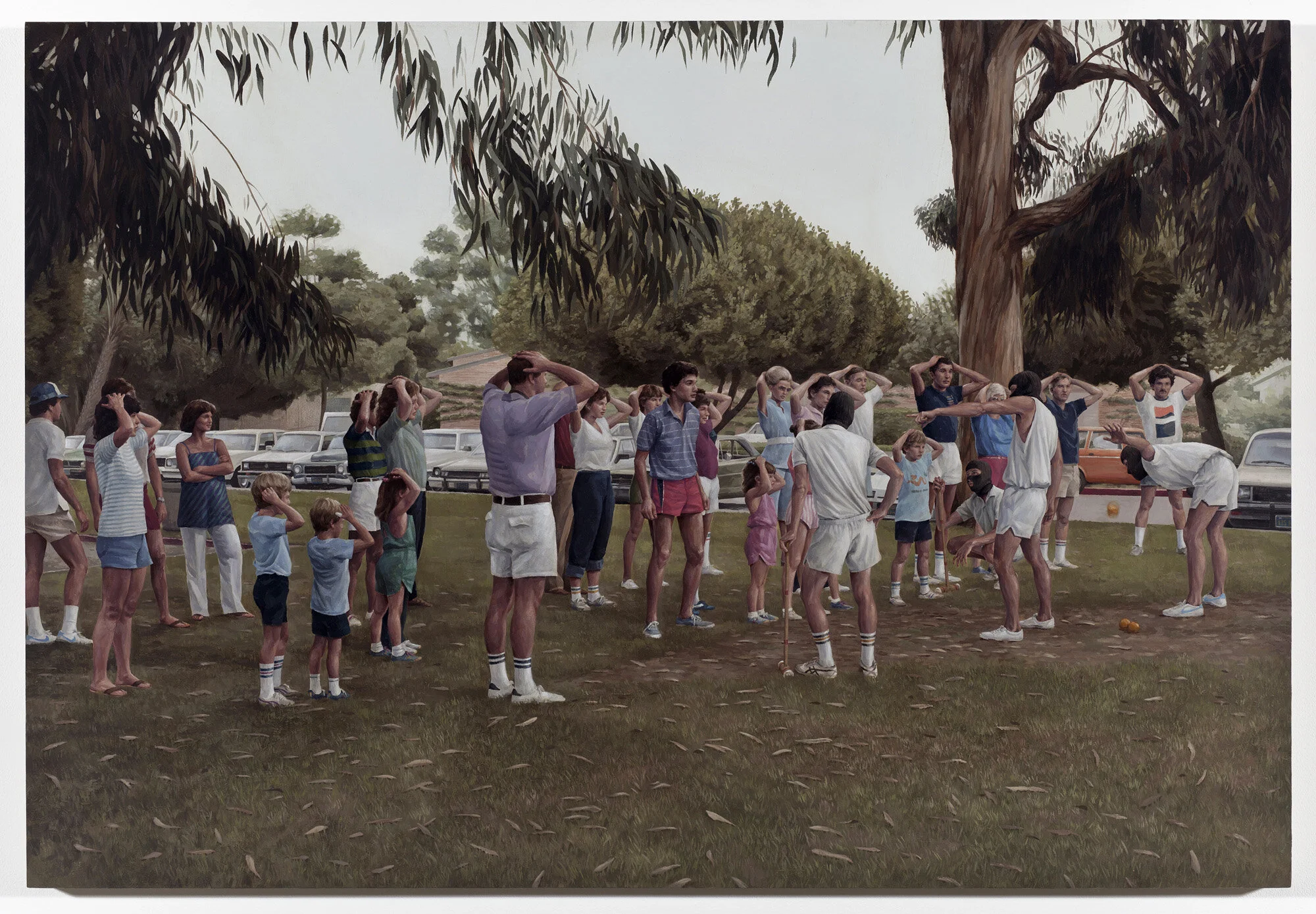 Picking Teams Is Always So Stressful, 2011
oil on panel   26 x 38"