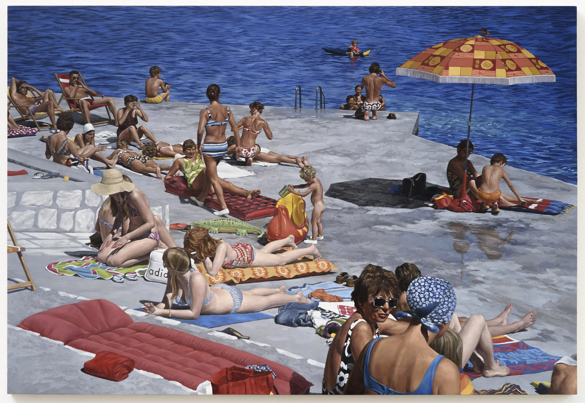 Tans, Mostly,  2017
oil on panel   30 x 44"