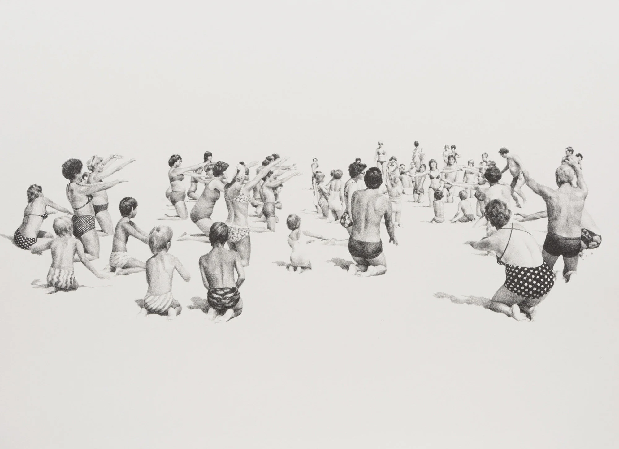 Exalt, 2017
graphite on paper   34 x 43"