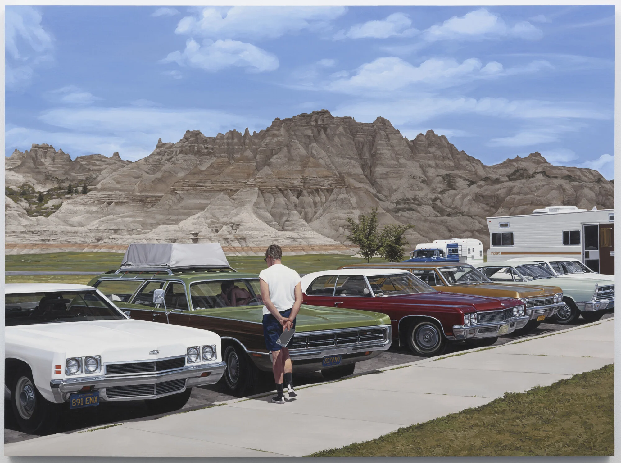 Badlands, 2017

oil on panel  37 x 50"