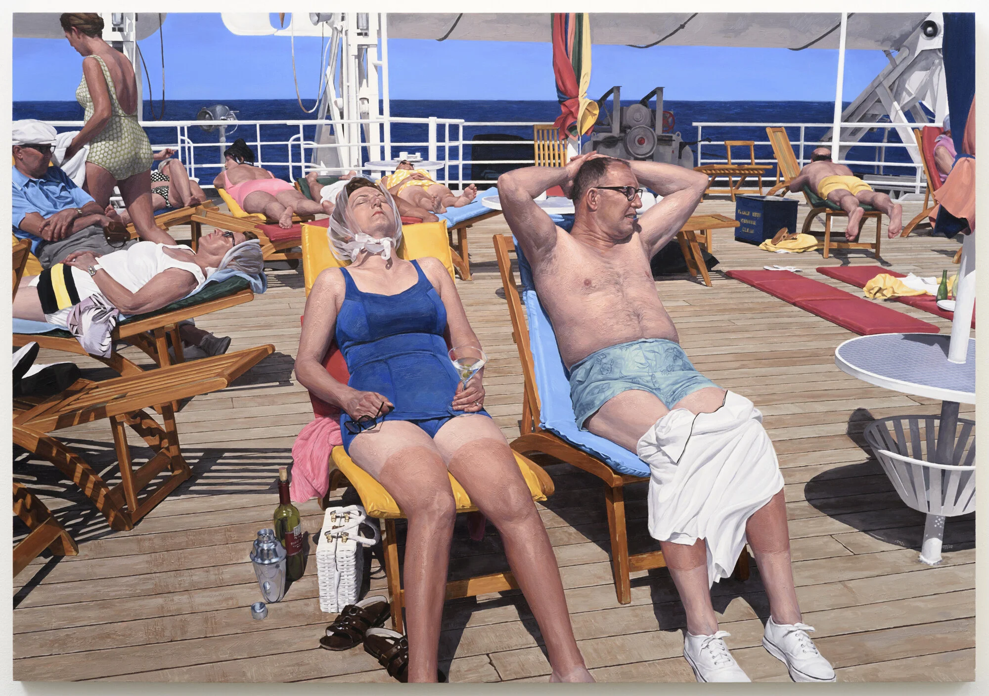 Kodachrome Makes Your Sunburn Shine, 2017
oil on panel   32 x 46"