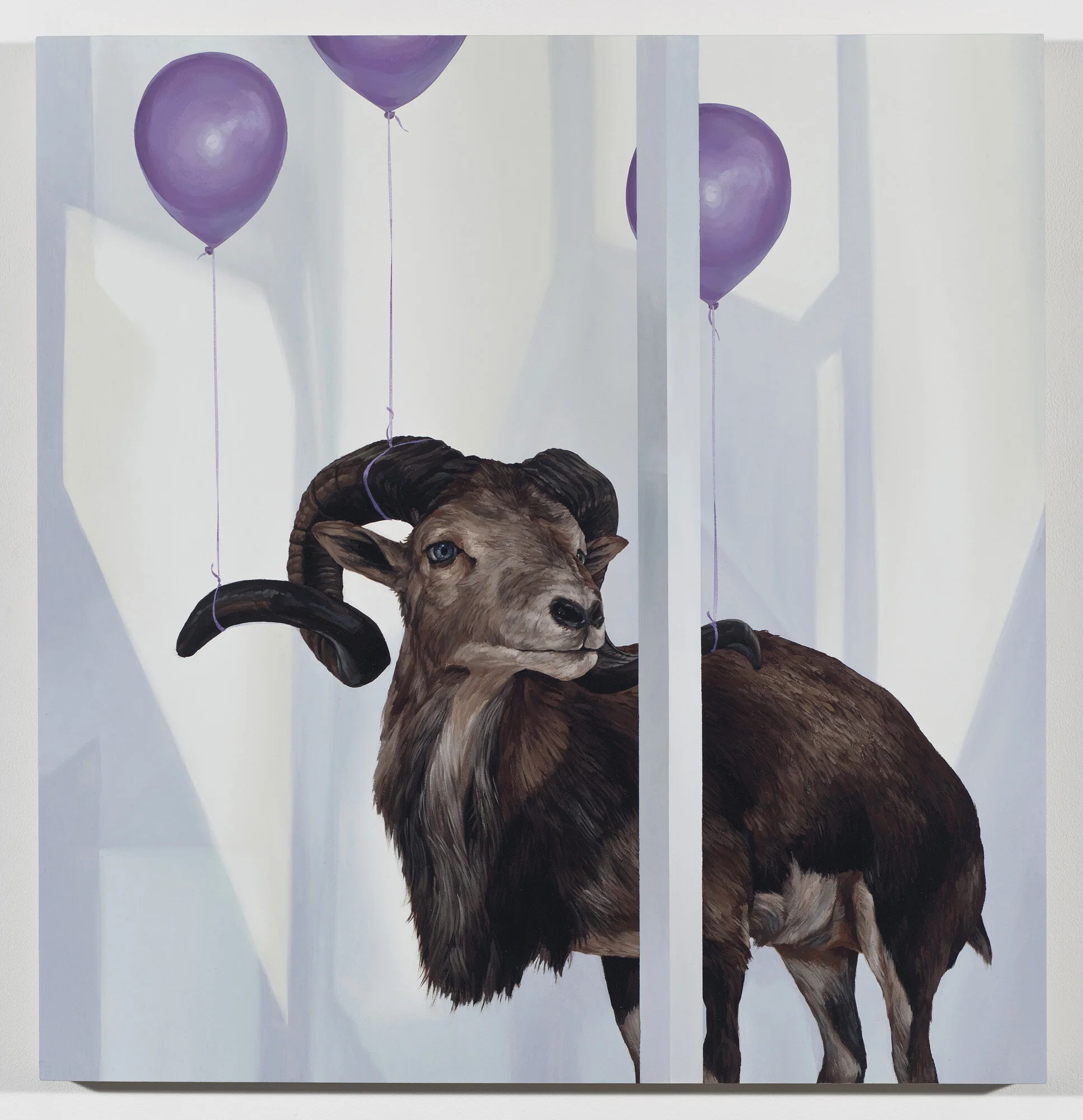 He's Got My Father's Eyes...And Sense Of Humor, Too,   2011
oil on panel   27 x 26"