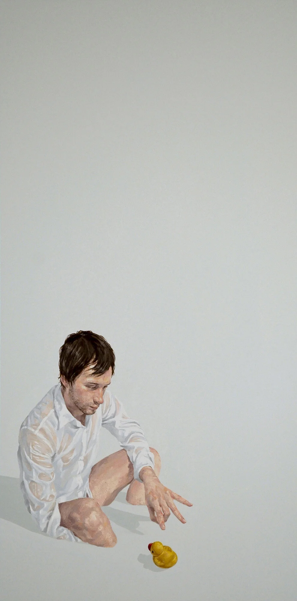 Tub, 2005
oil on panel   48 x 24"