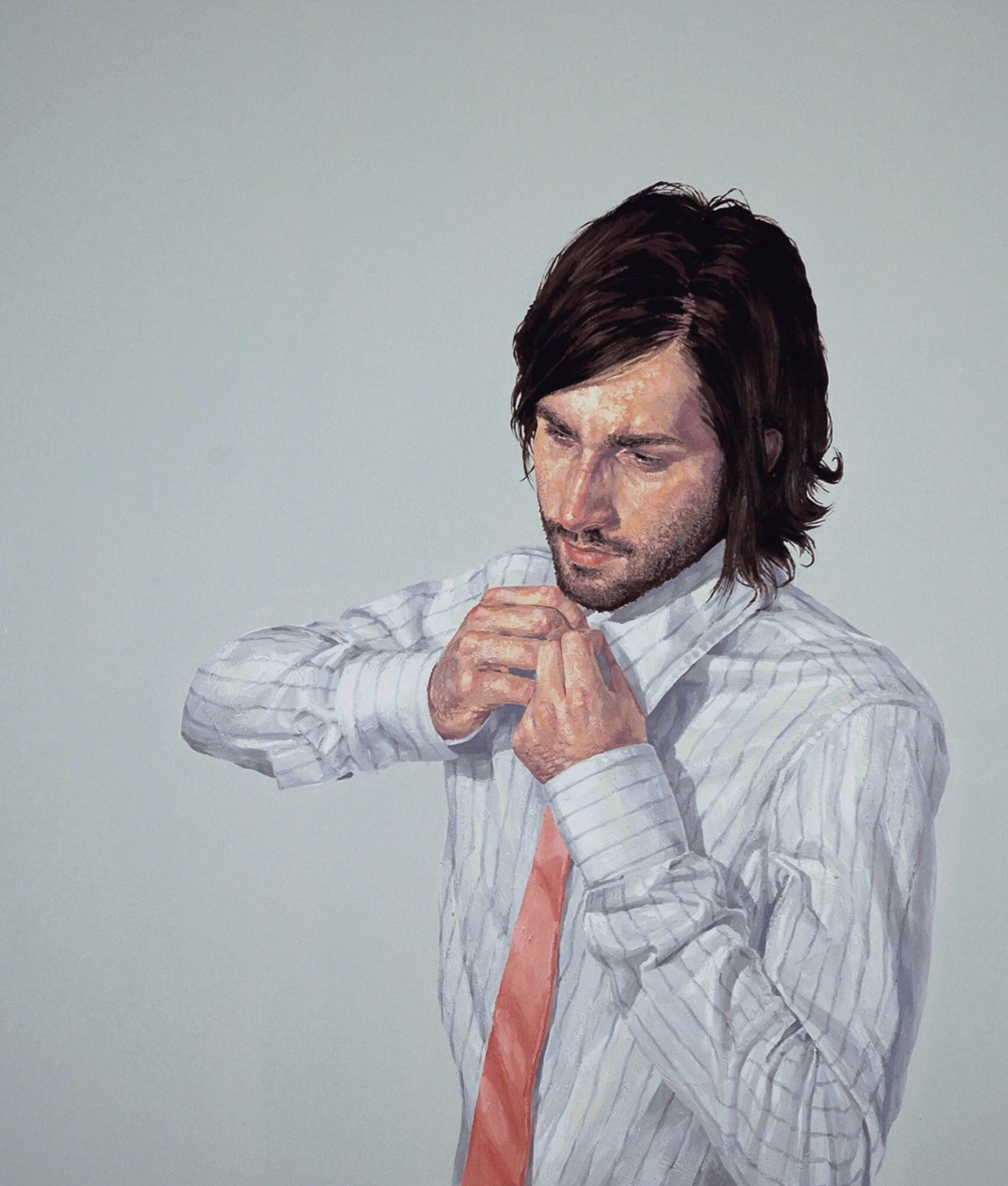 Clench, 2005
oil on panel   43 x 37"