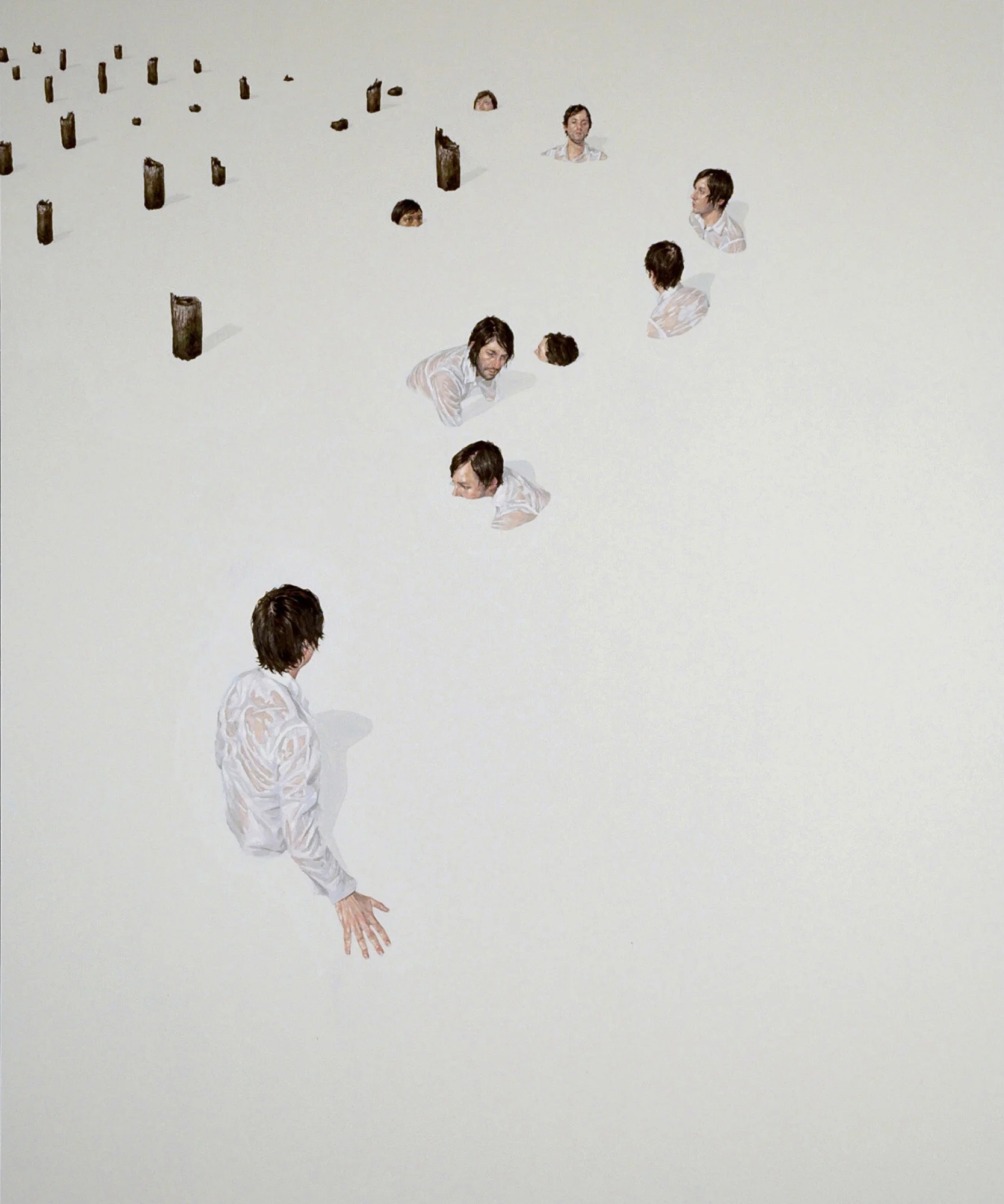 Jetty, 2005
oil on panel   58 x 48"