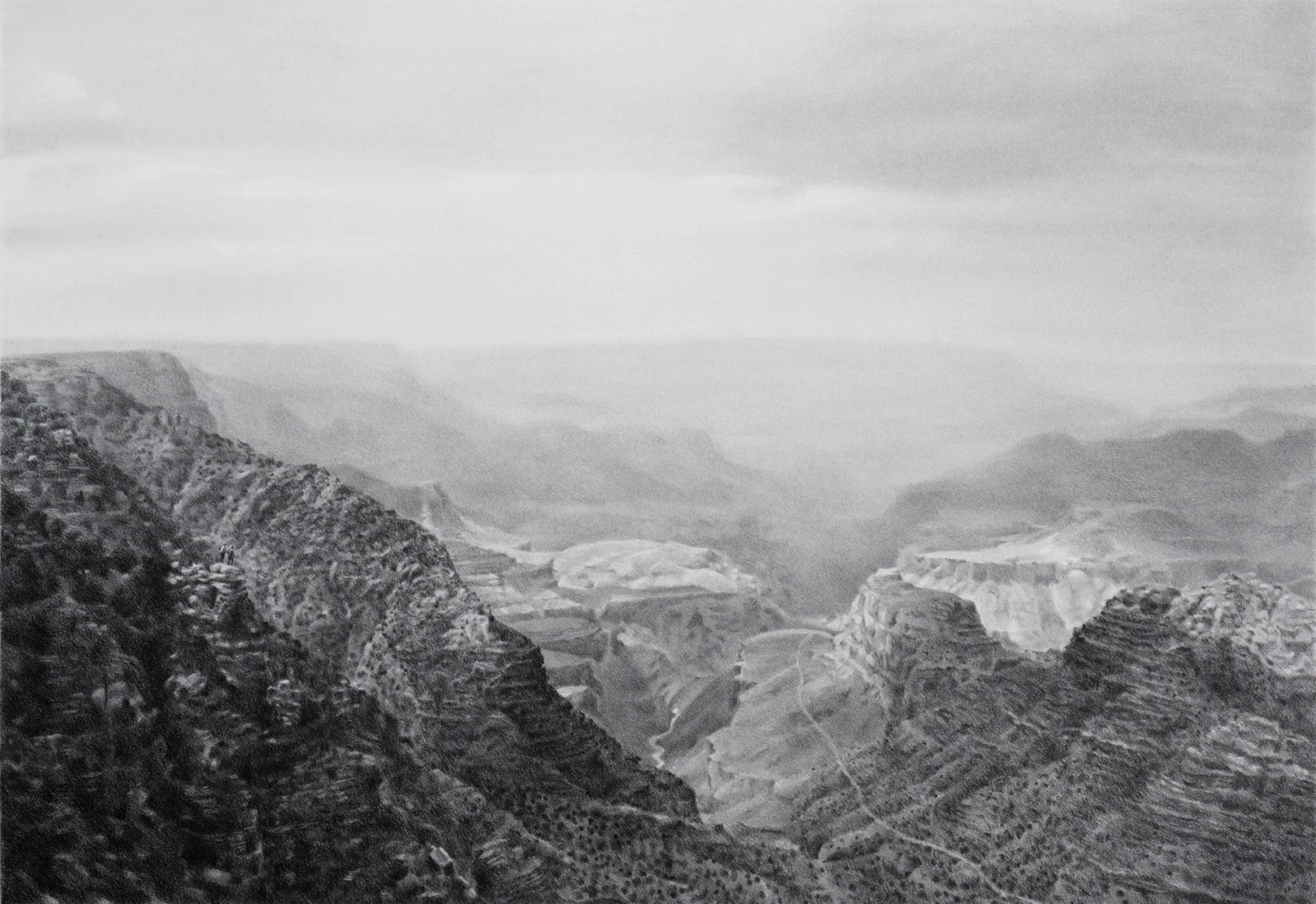 Path, 2018
graphite on paper   27 x 35"