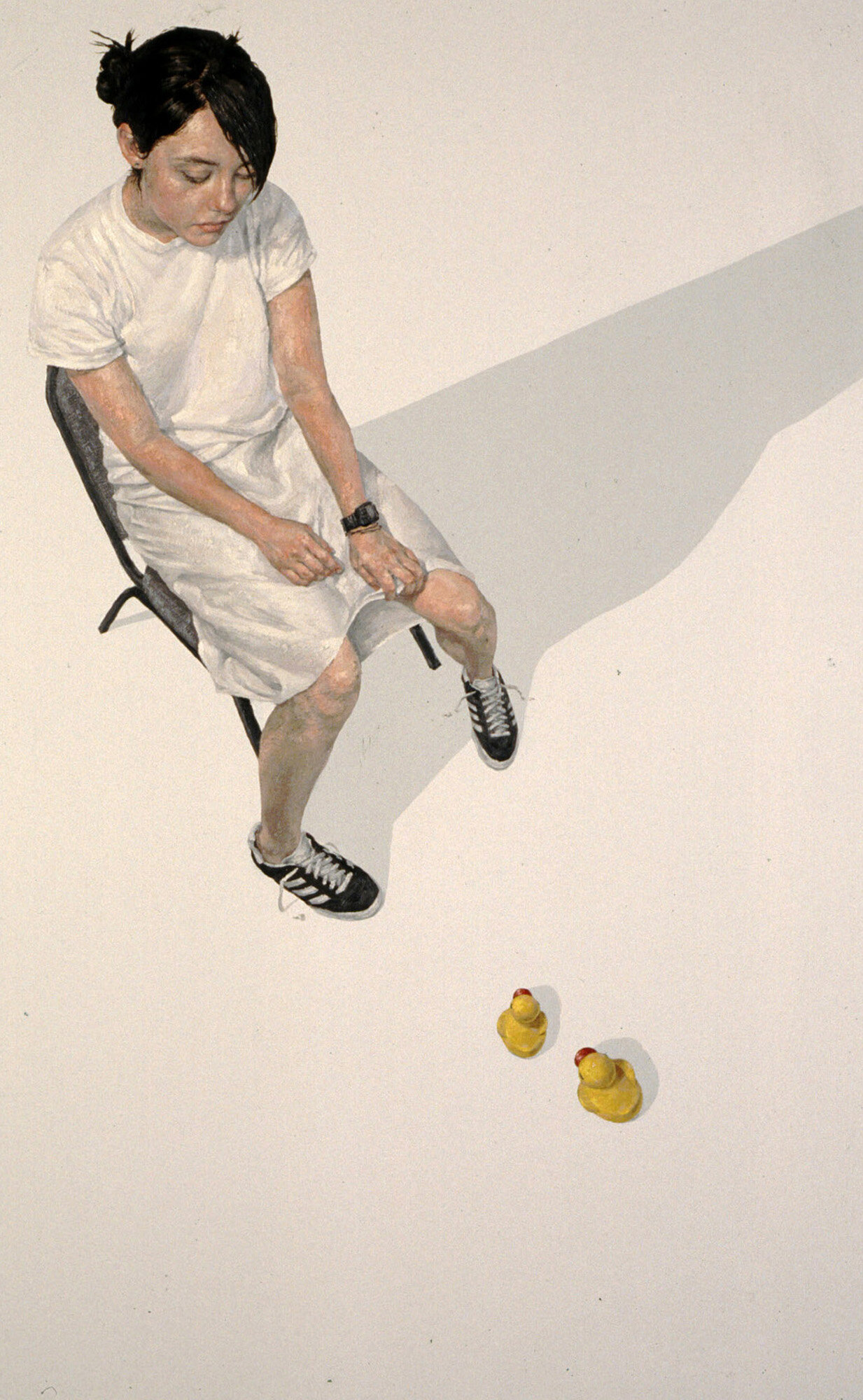 Milk, 2003
oil on panel  48 x 24"
