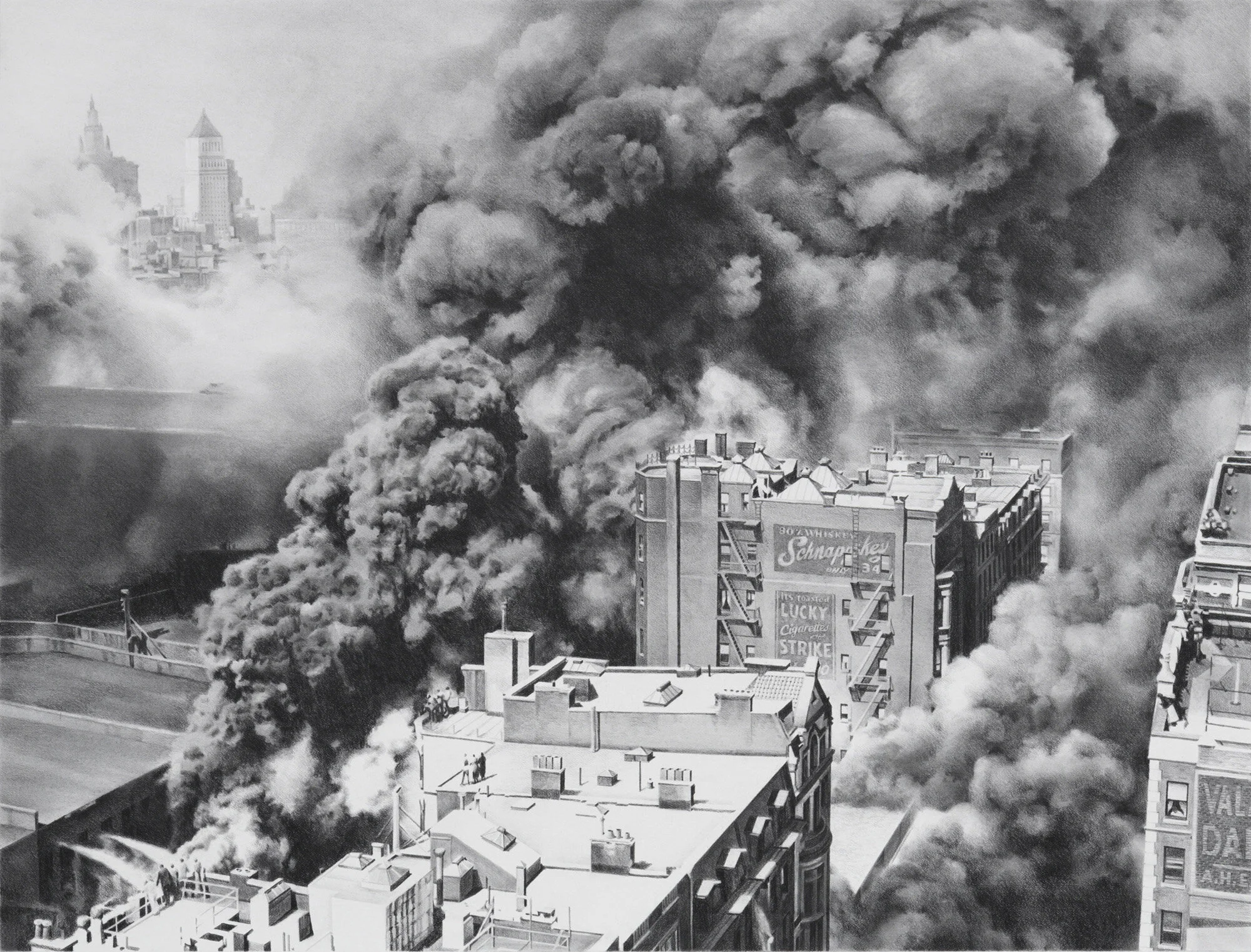 Lucky Strike, 2018
graphite on paper   28 x 34"