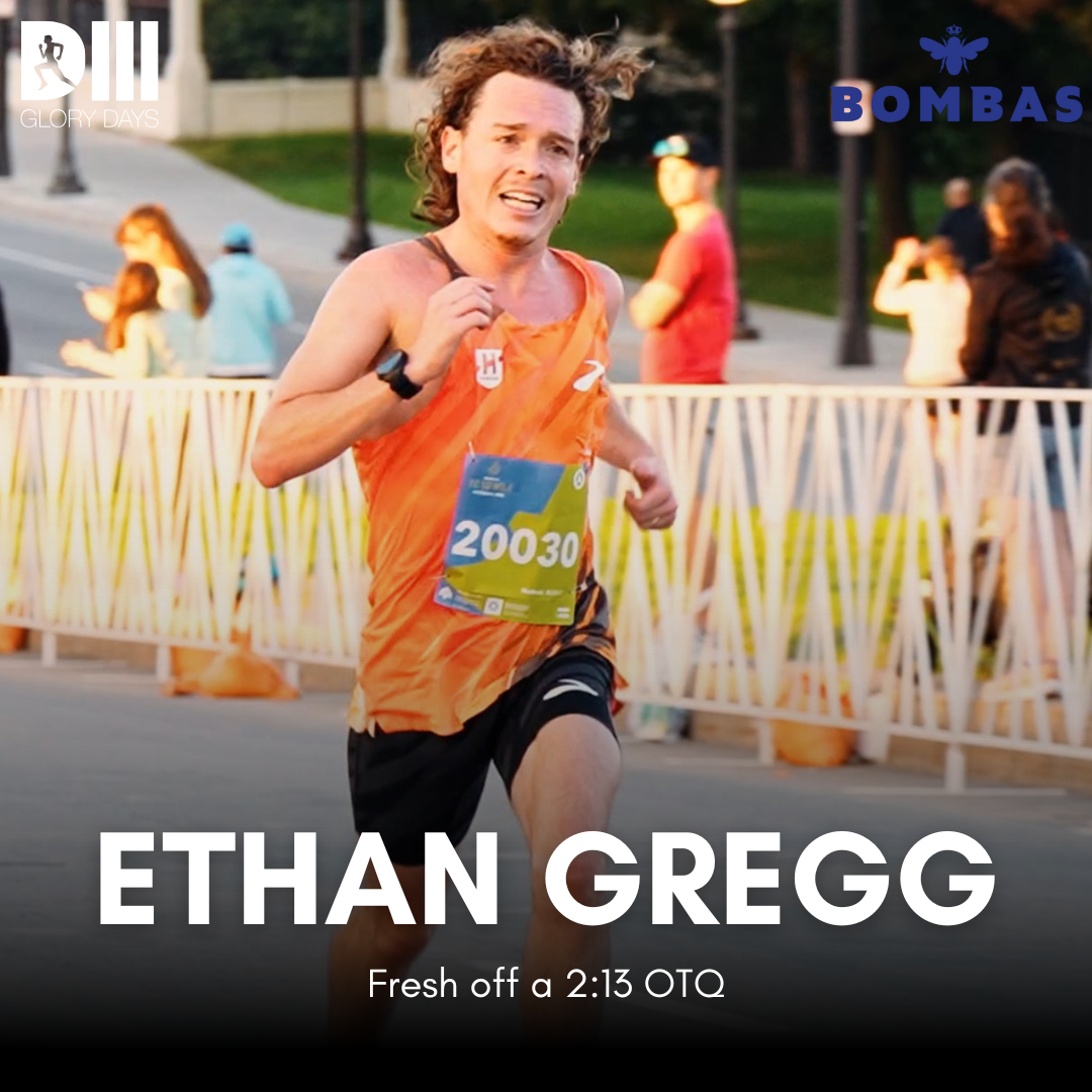 Ethan Gregg after 2:13 Marathon