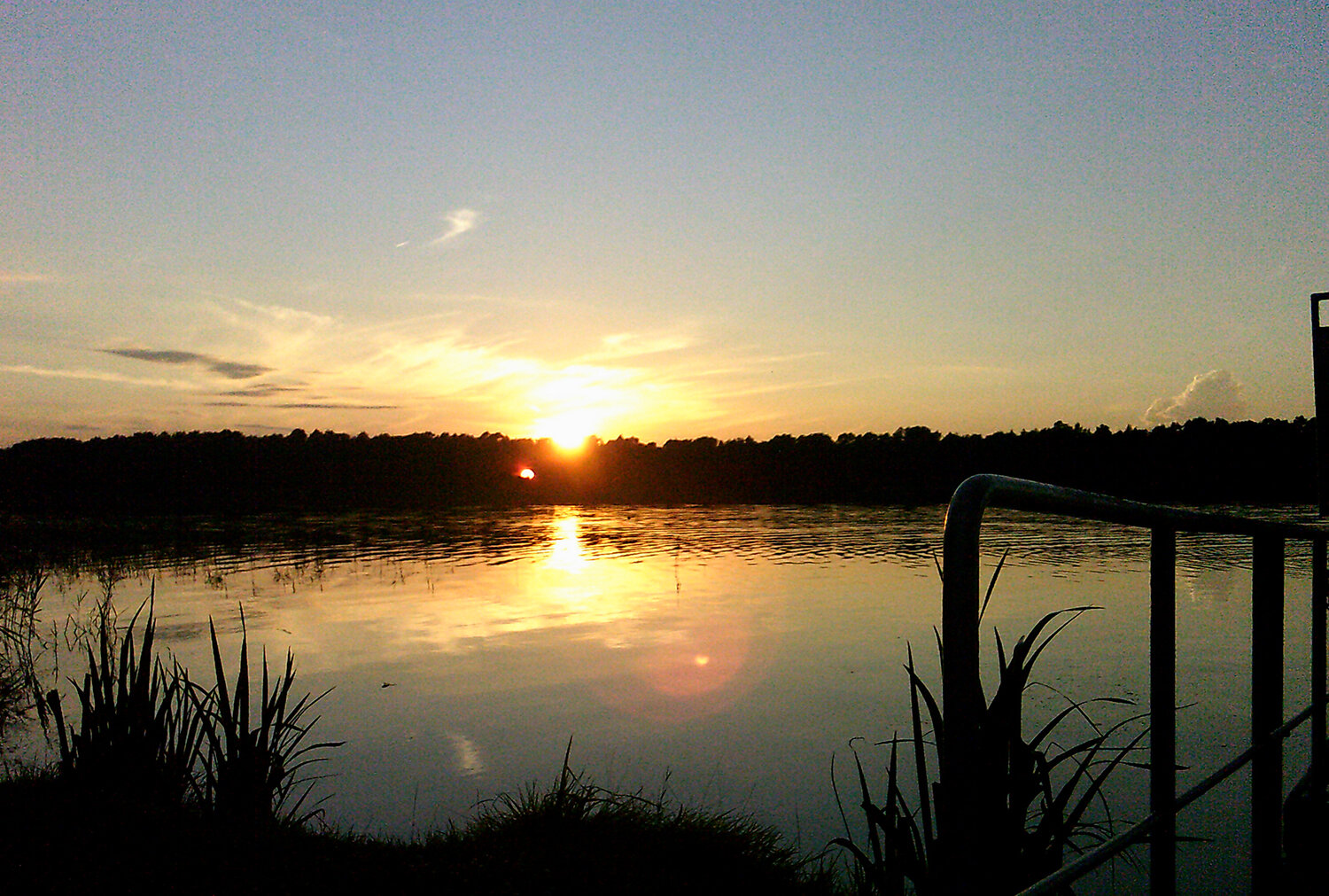 Sonnenuntergang am See